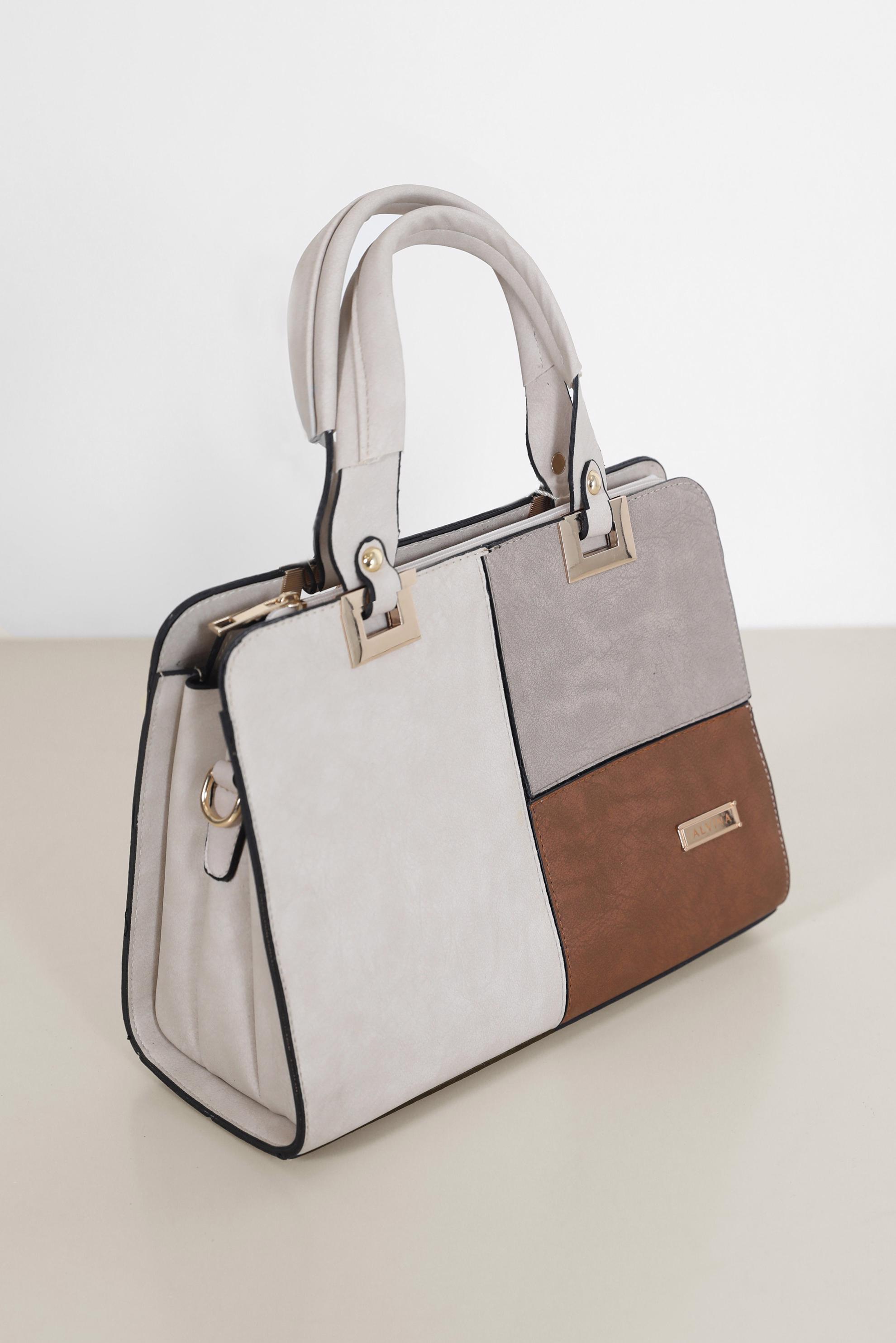 Tesettür giyim EKRU ALVİNA ÇANTA 1866 