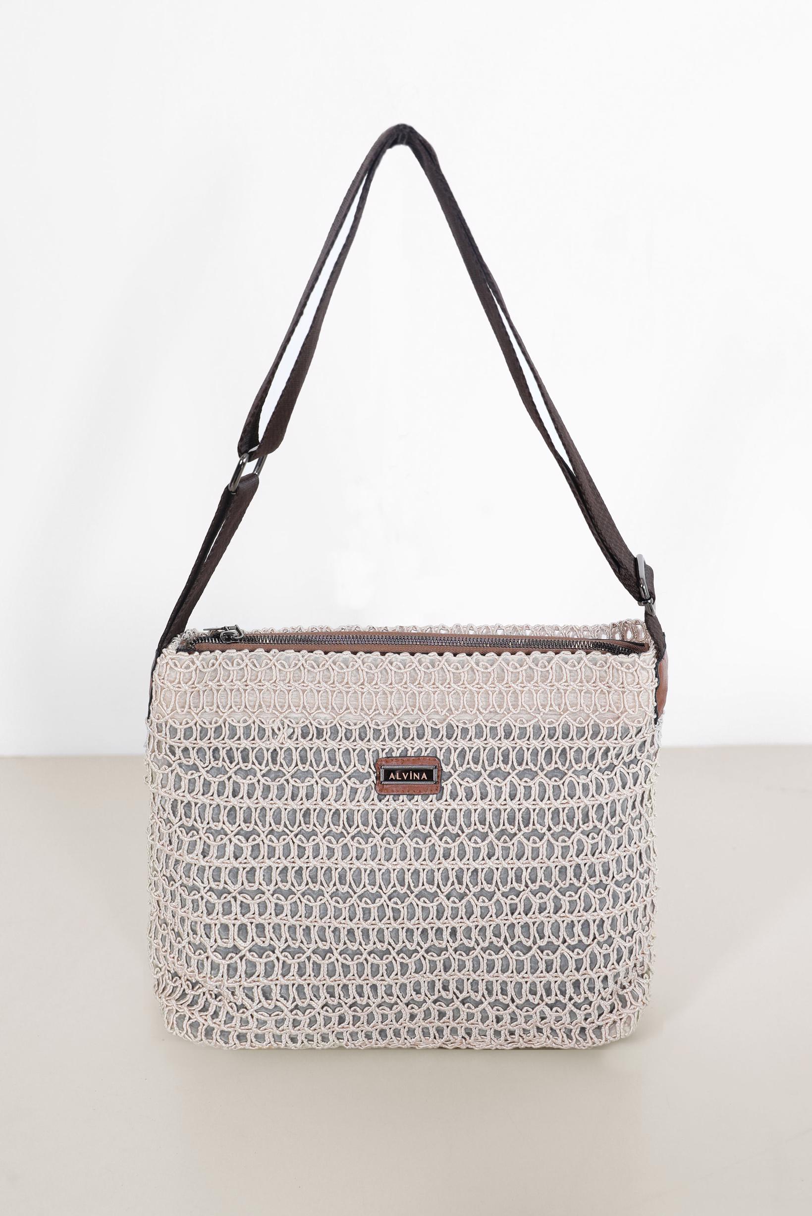 Tesettür giyim BEYAZ ALVİNA ÇANTA 1896 