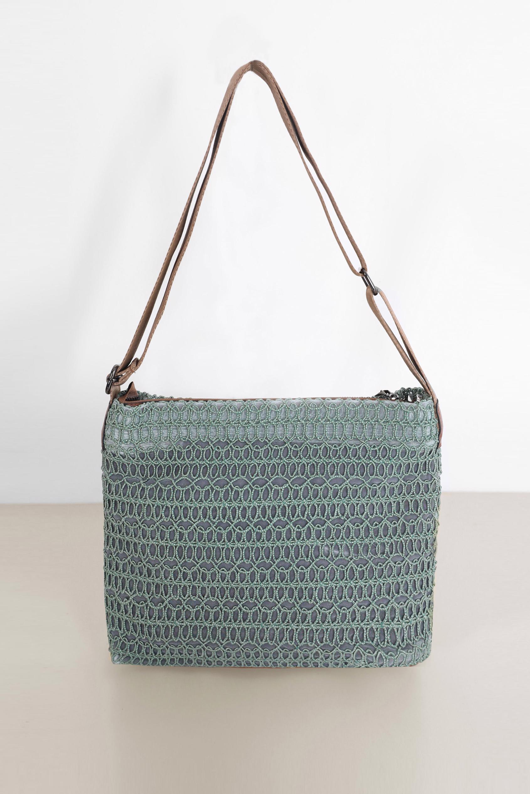 Tesettür giyim YEŞİL ALVİNA ÇANTA 1896 