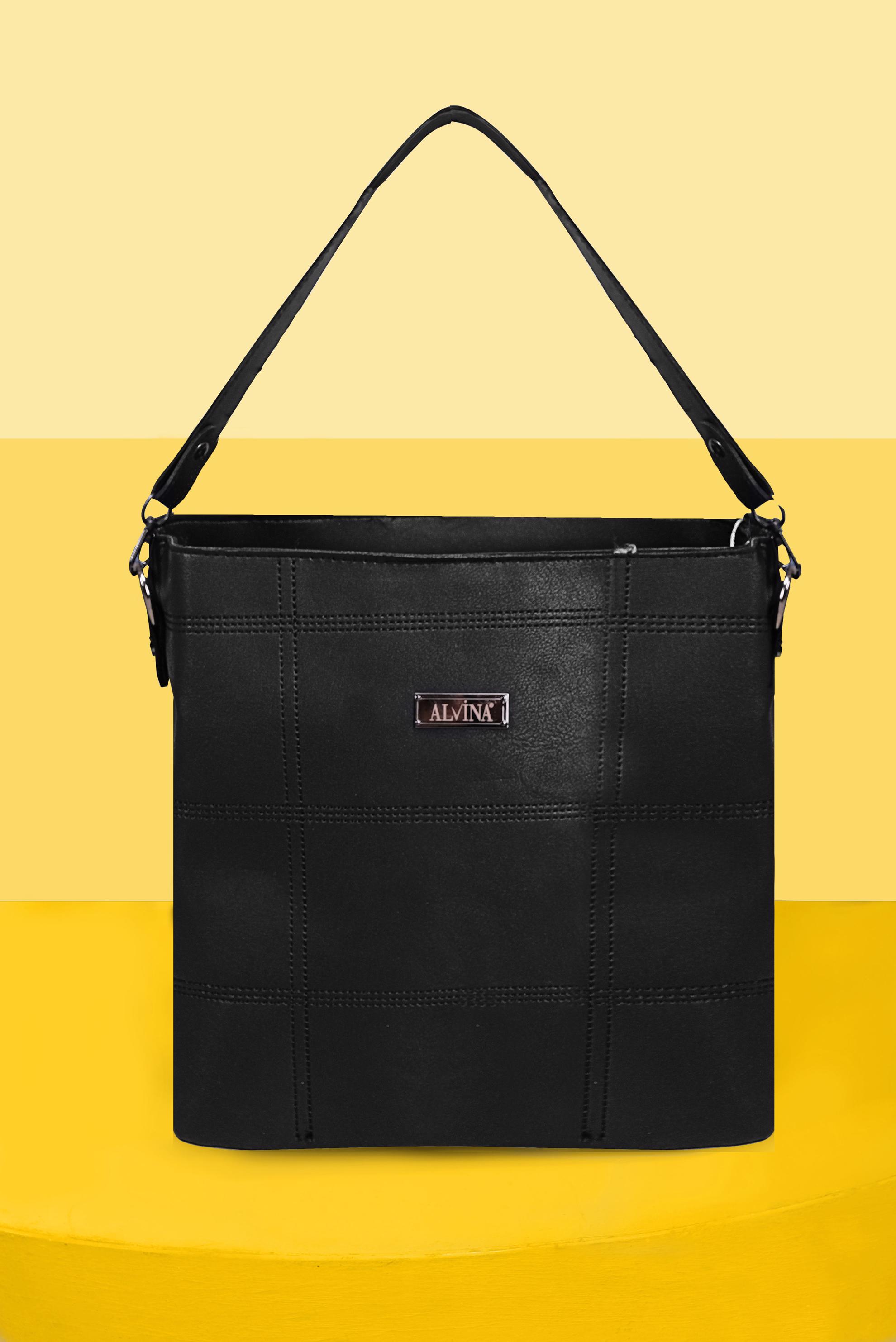 Tesettür giyim SİYAH ALVİNA DERİ ÇANTA 5012 