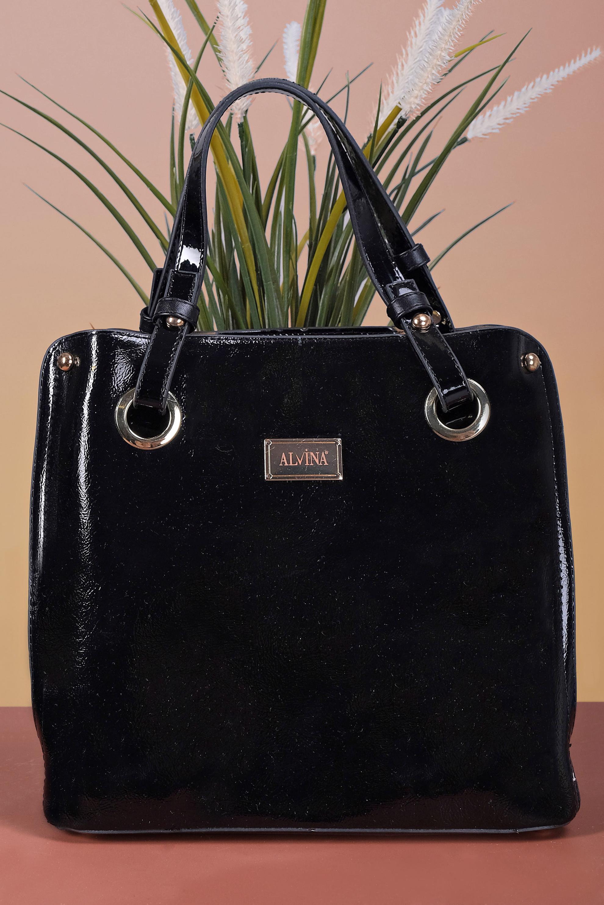 Tesettür giyim SİYAH ALVİNA DERİ ÇANTA 5028 