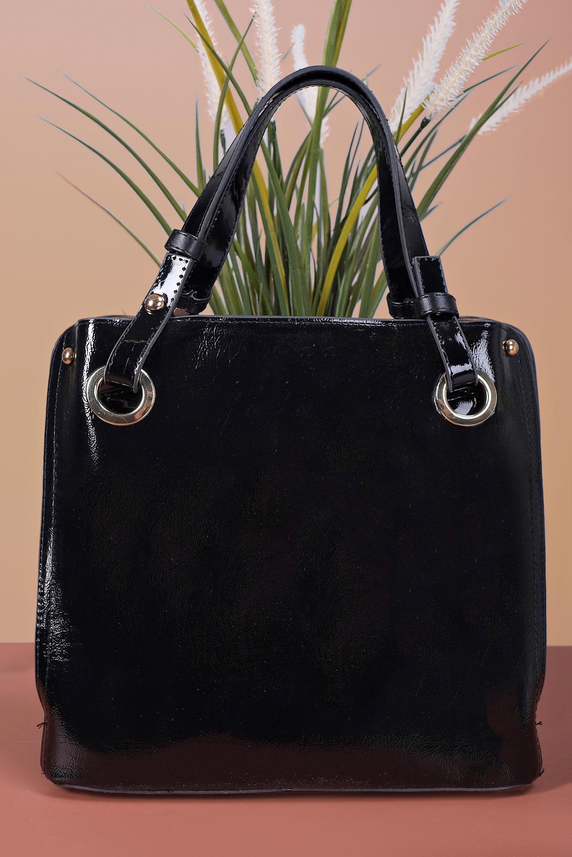 Tesettür giyim SİYAH ALVİNA DERİ ÇANTA 5028 