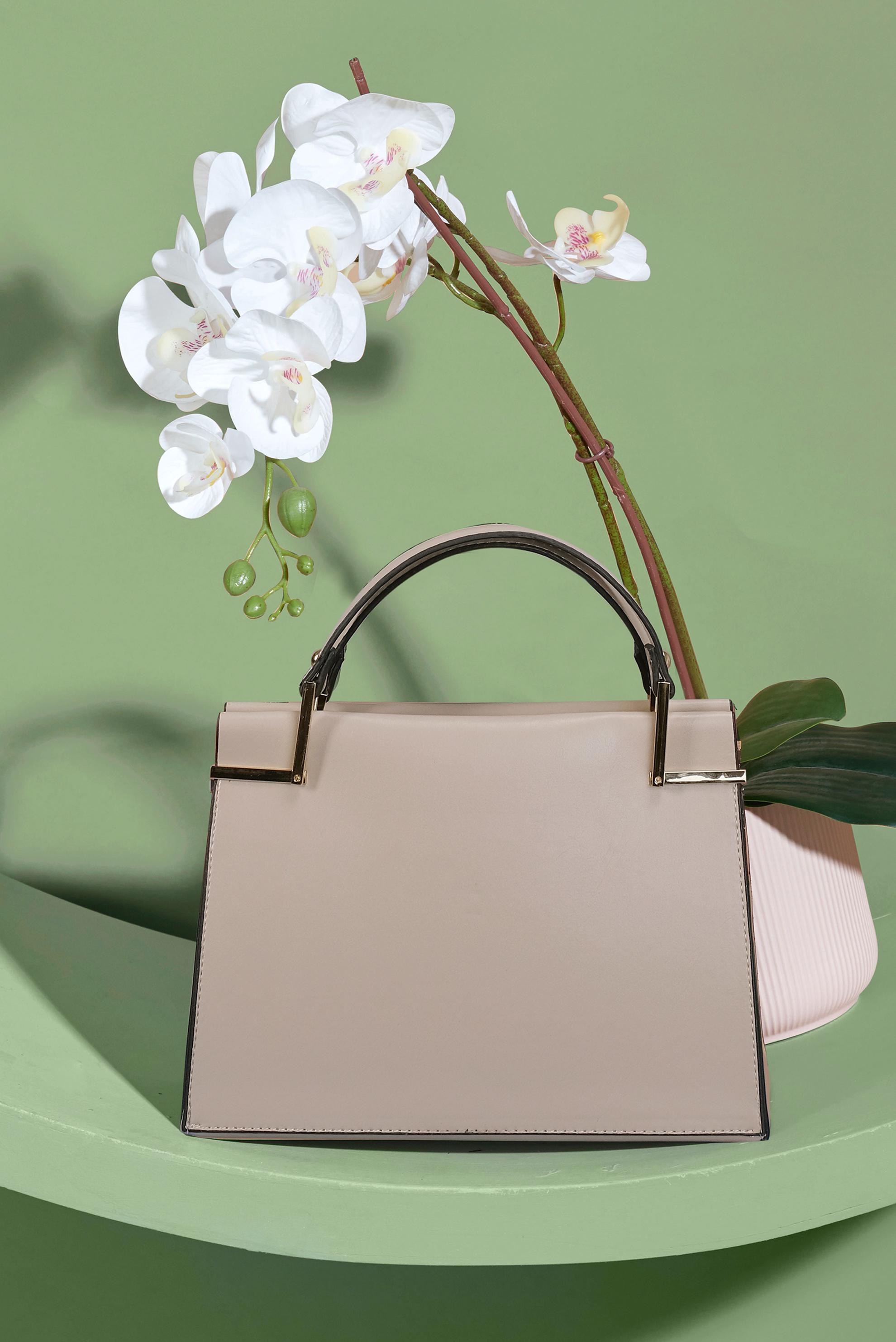 Tesettür giyim BEJ 5050 ALVİNA ÇANTA