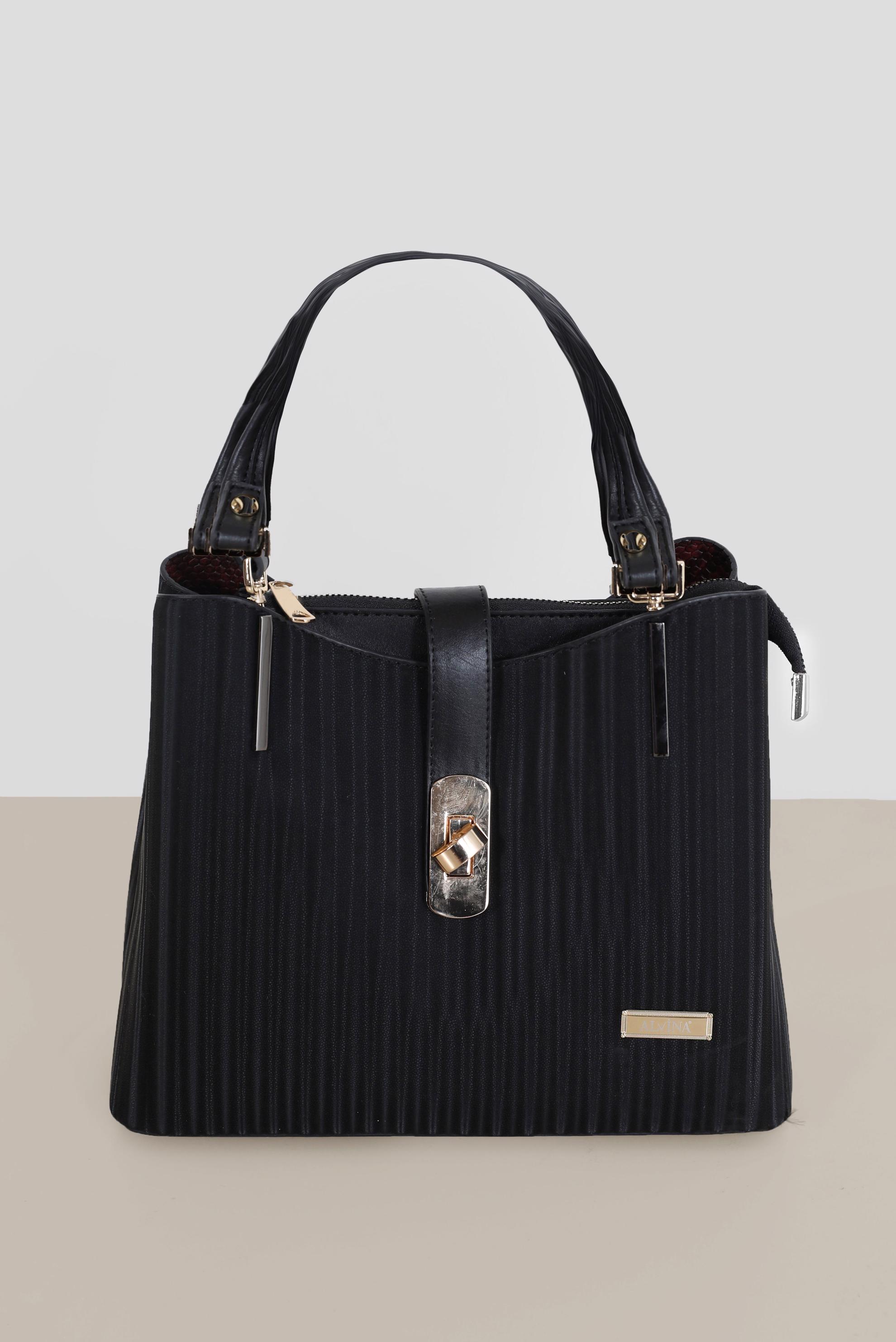 Tesettür giyim SİYAH ALVİNA ÇANTA 5057 