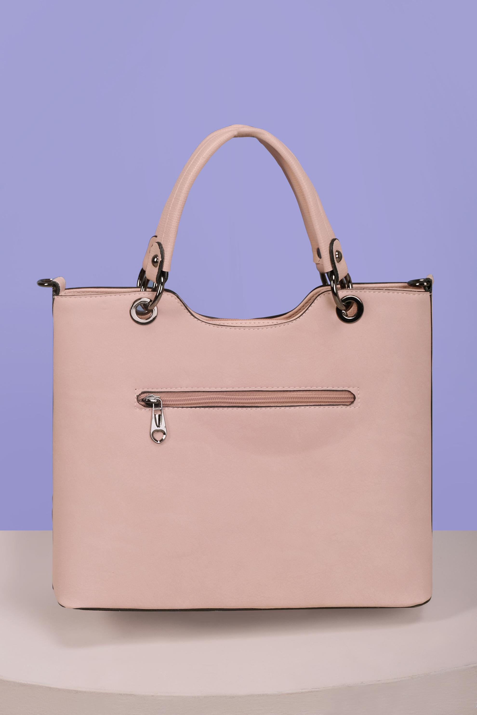 Tesettür giyim PUDRA ALVİNA AKSESUAR DETAYLI ÇANTA 5068 