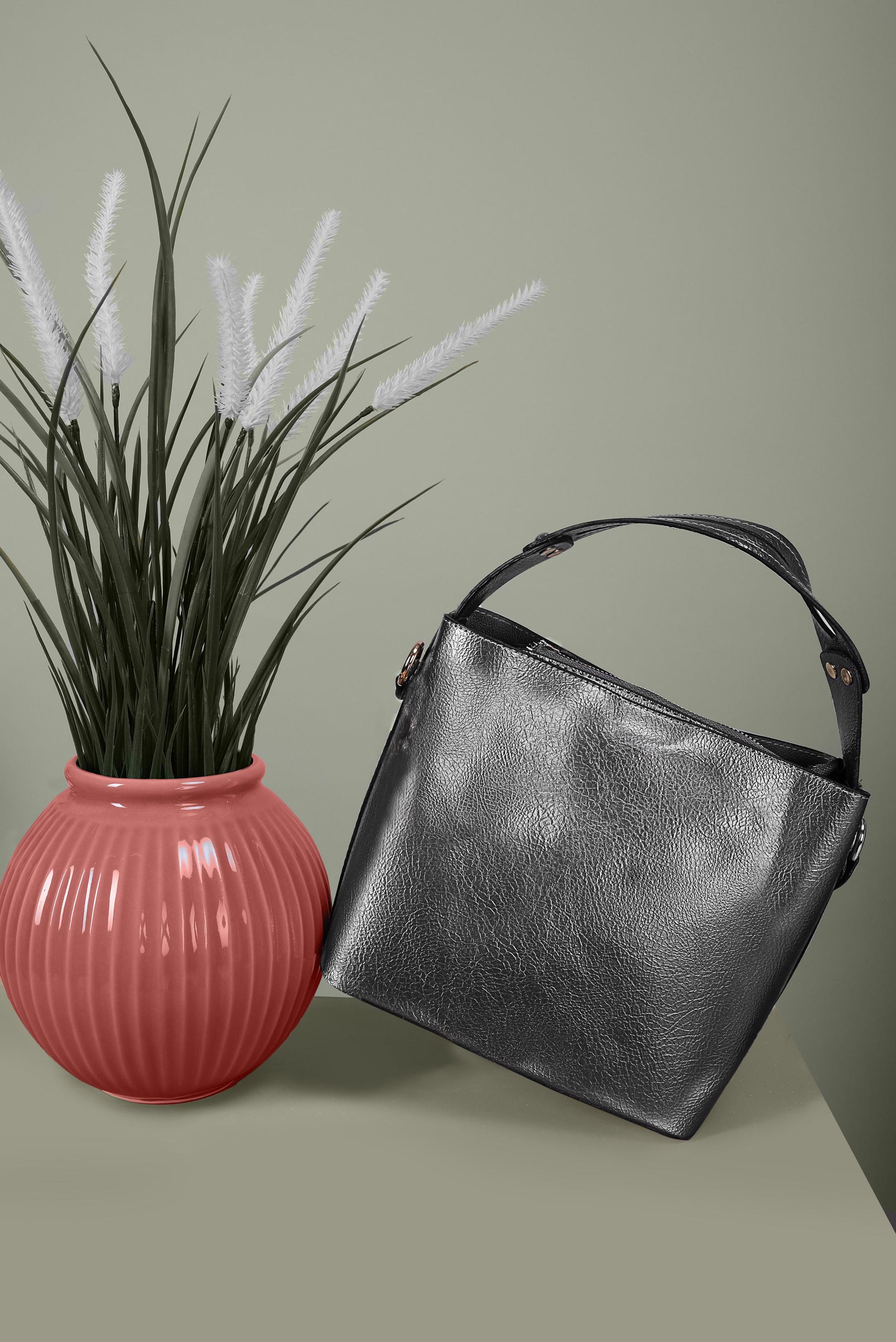 Vêtements hijab BEIGE SAC ALVİNA EN SIMILI CUIR AVEC CHAÎNE 5070