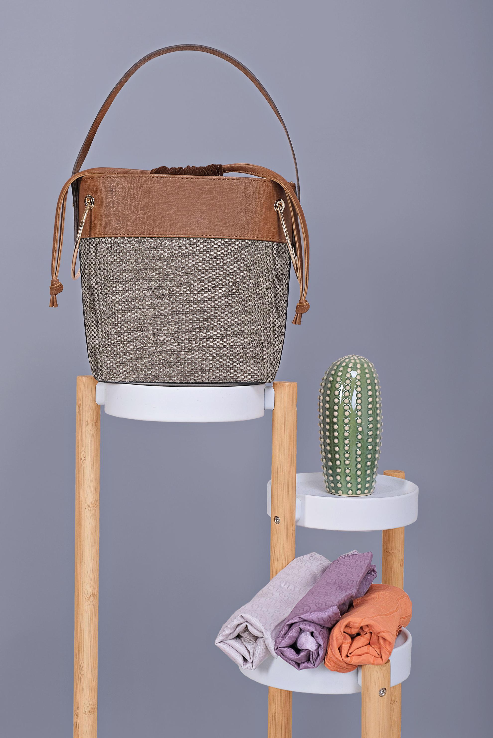 Tesettür giyim KAHVE ALVİNA ÇANTA 5075 