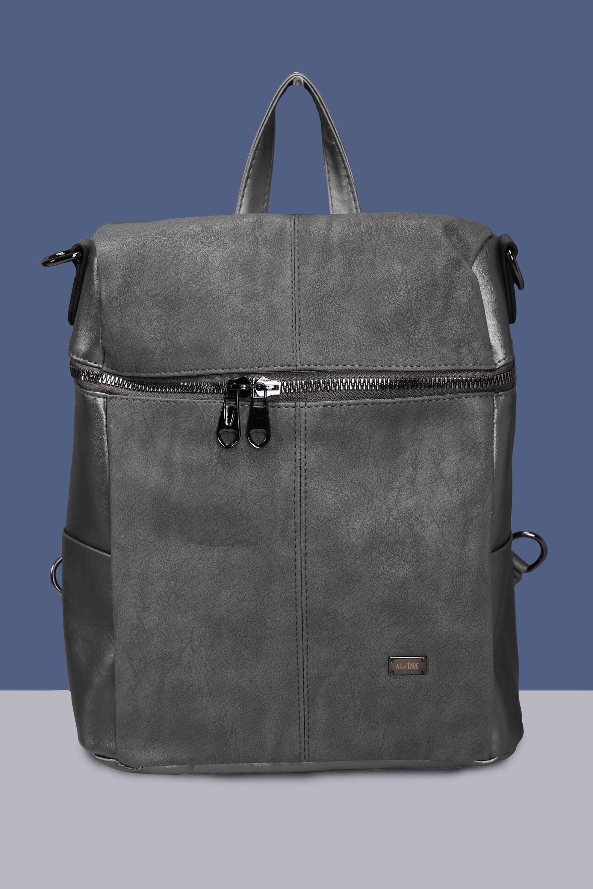 Tesettür giyim BEJ ALVİNA FERMUARLI SIRT ÇANTASI 5080 