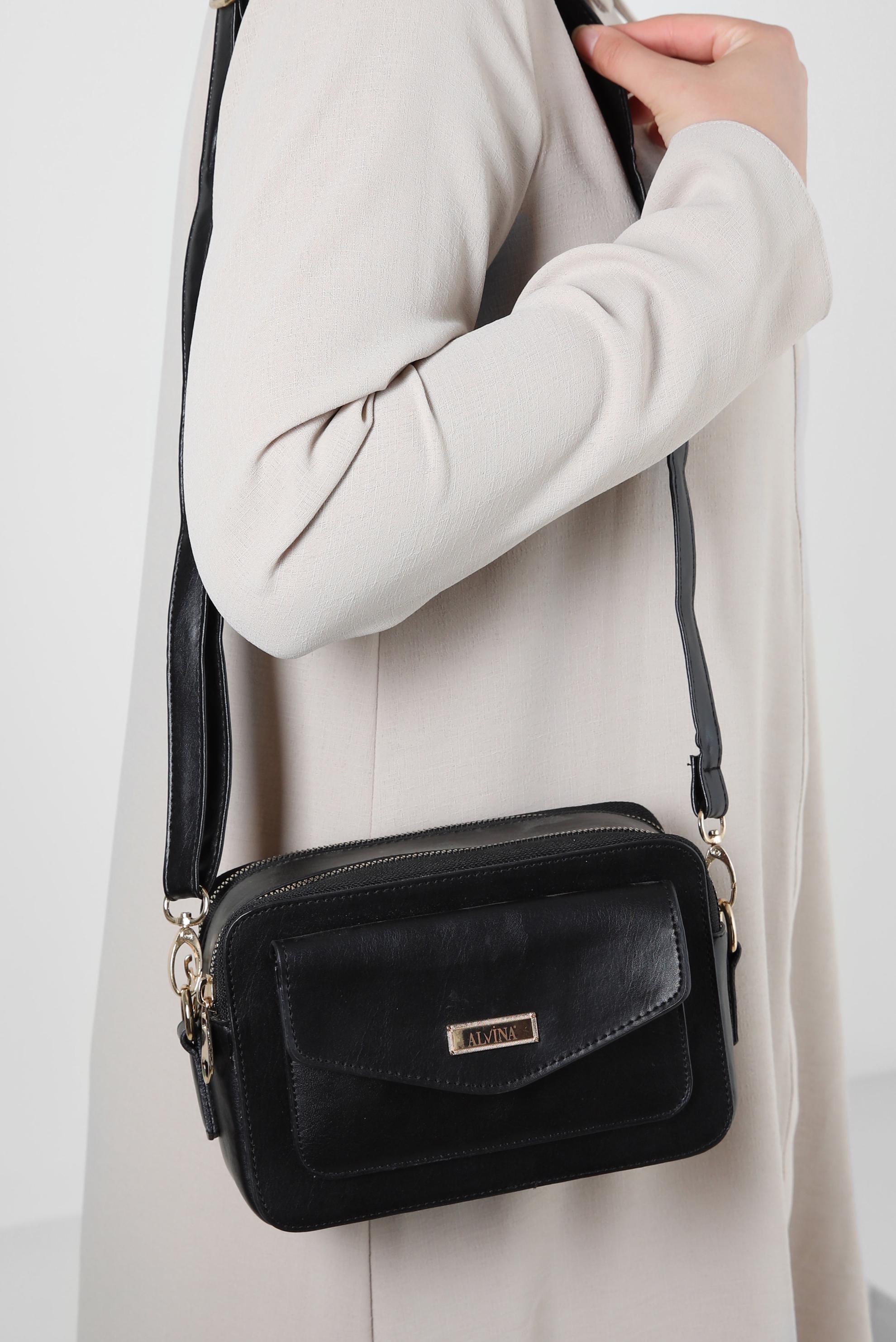 Tesettür giyim SİYAH ALVİNA ÇANTA 5090 