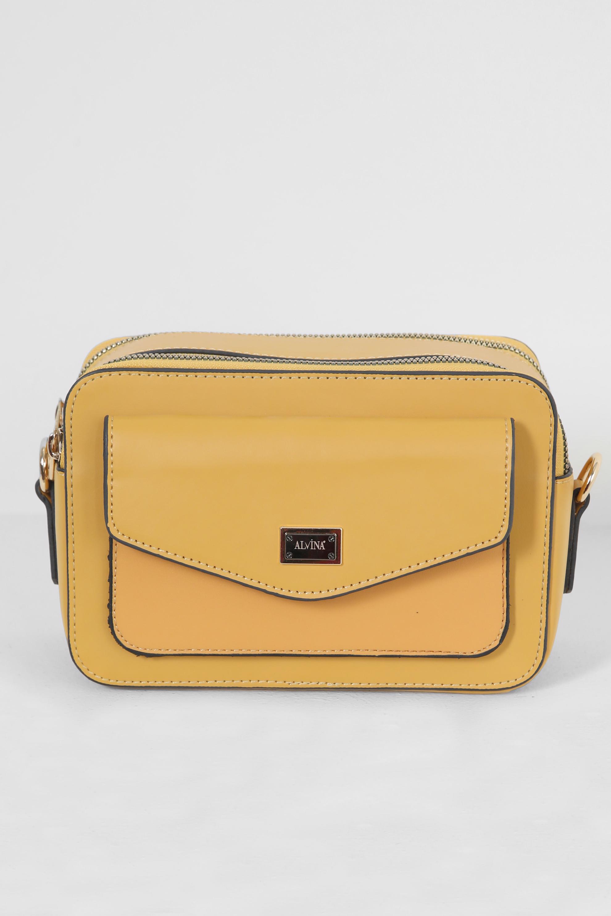 Tesettür giyim SARI ALVİNA ÇANTA 5090 