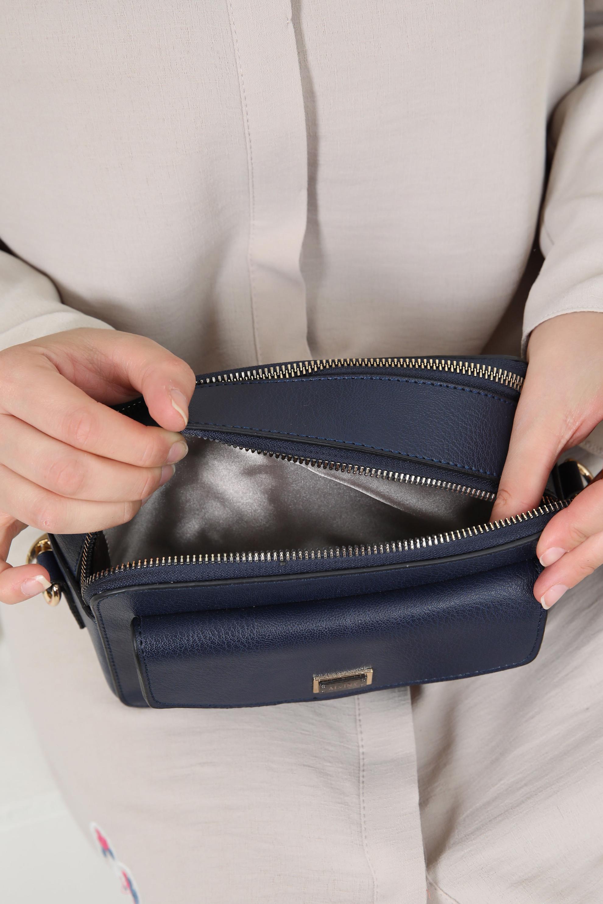 Tesettür giyim LACİVERT ALVİNA ÇANTA 5090 