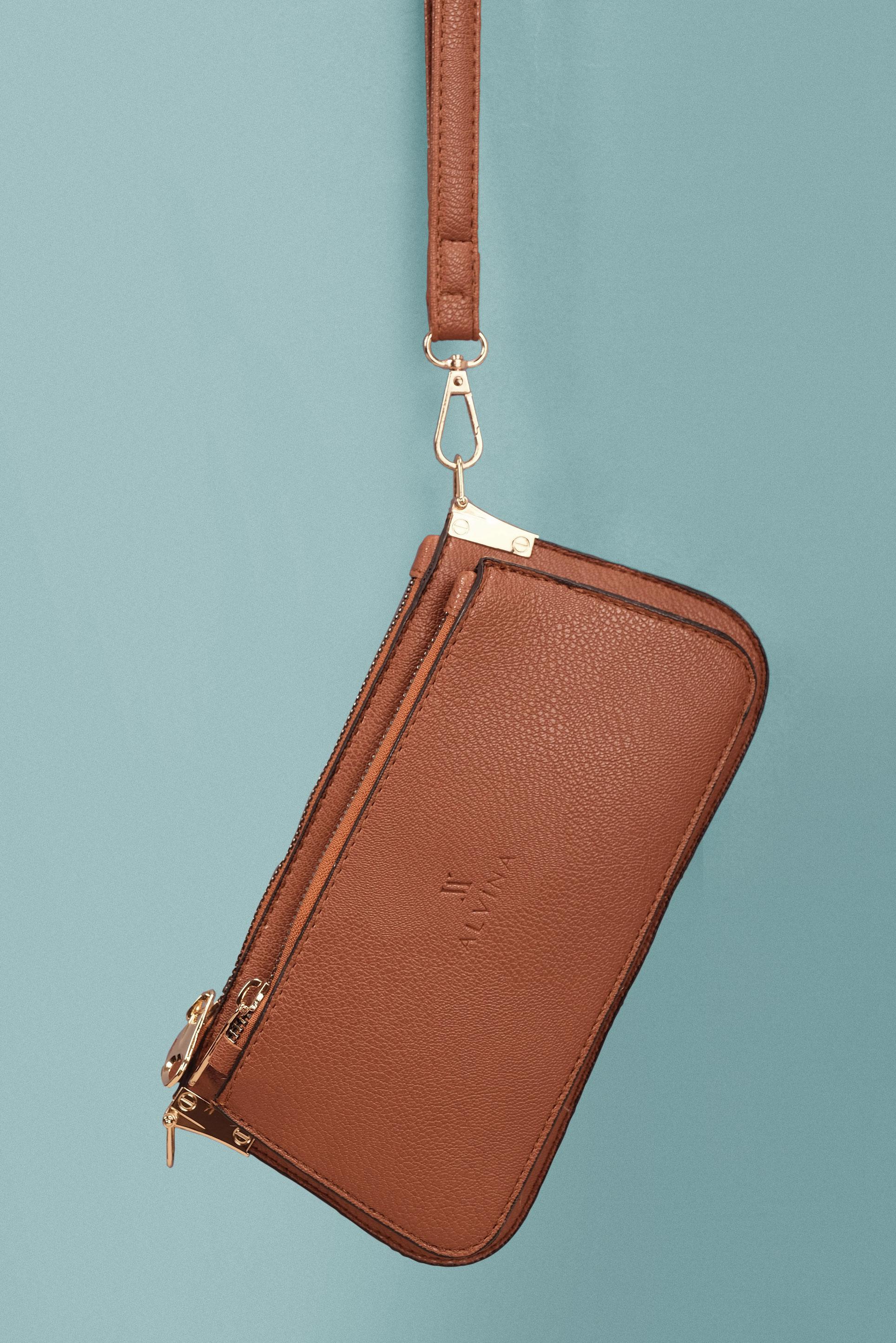 Tesettür giyim TABA ALVİNA ÇANTA 5098 