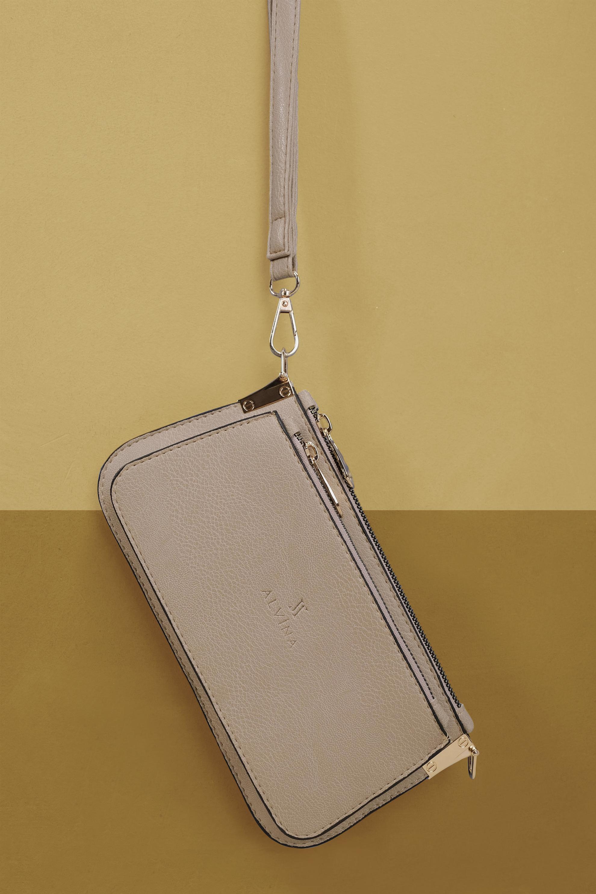 Tesettür giyim VİZON ALVİNA ÇANTA 5098 