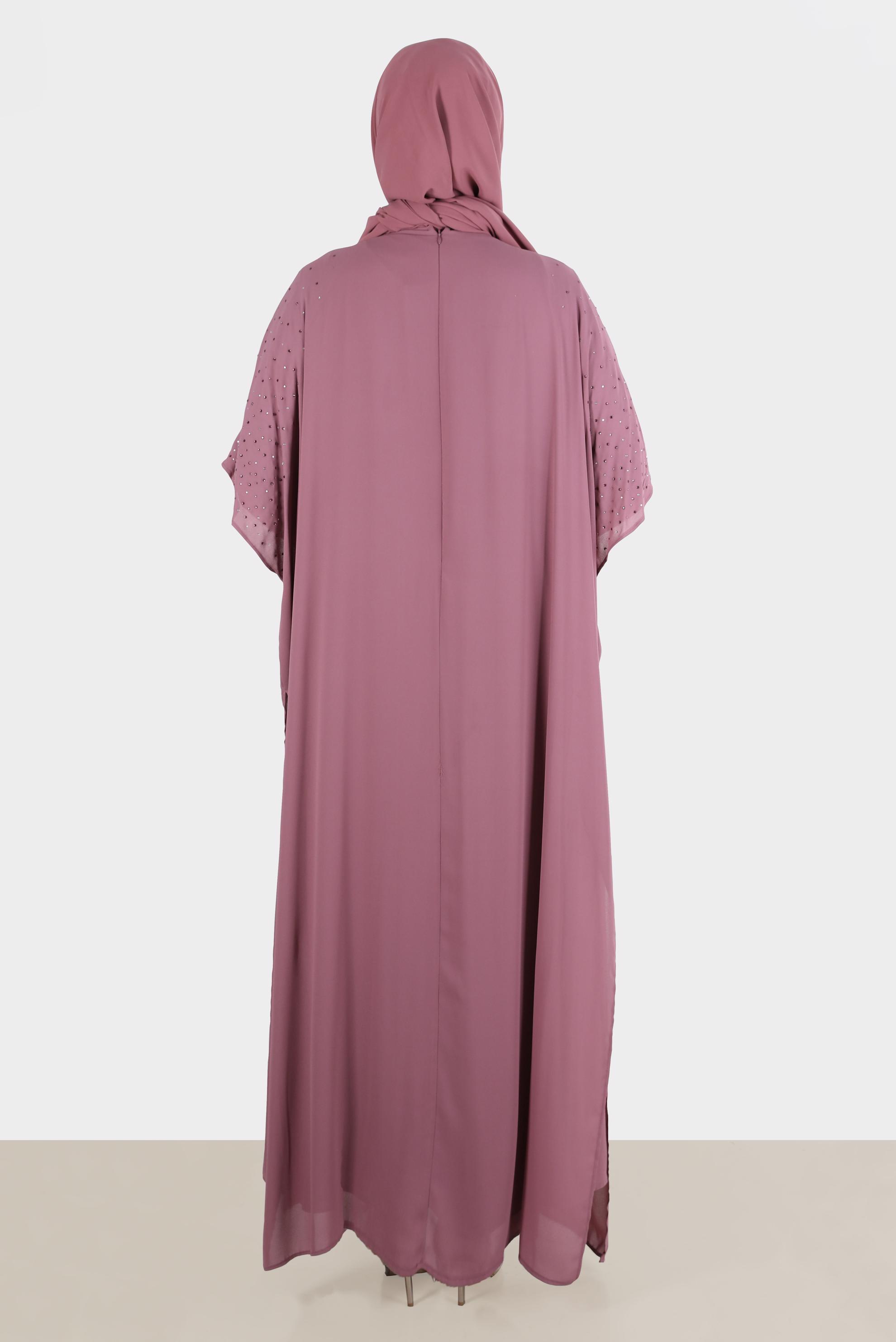 Hijab clothing PINK GEM DETAIL DRESS 20163