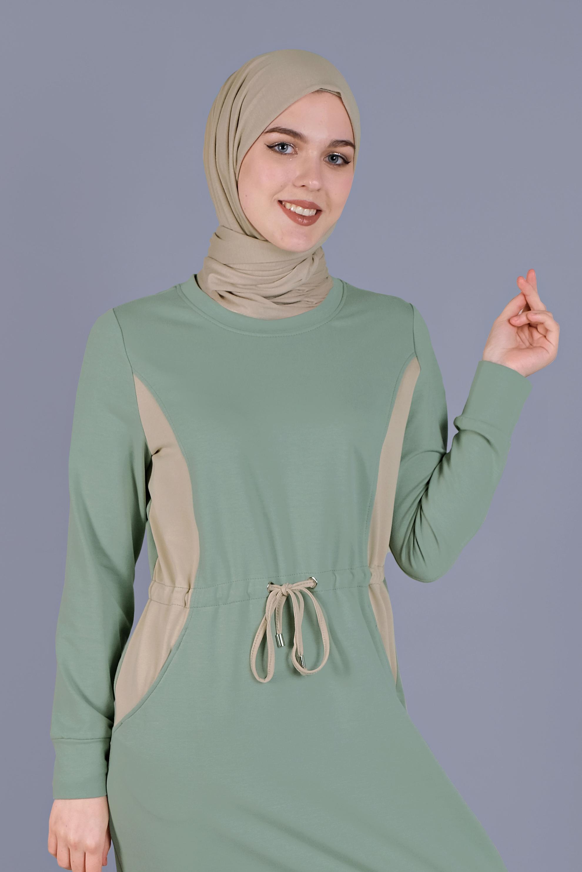 Vêtements hijab VERT ROBE DE SURVÊTEMENT 41481 