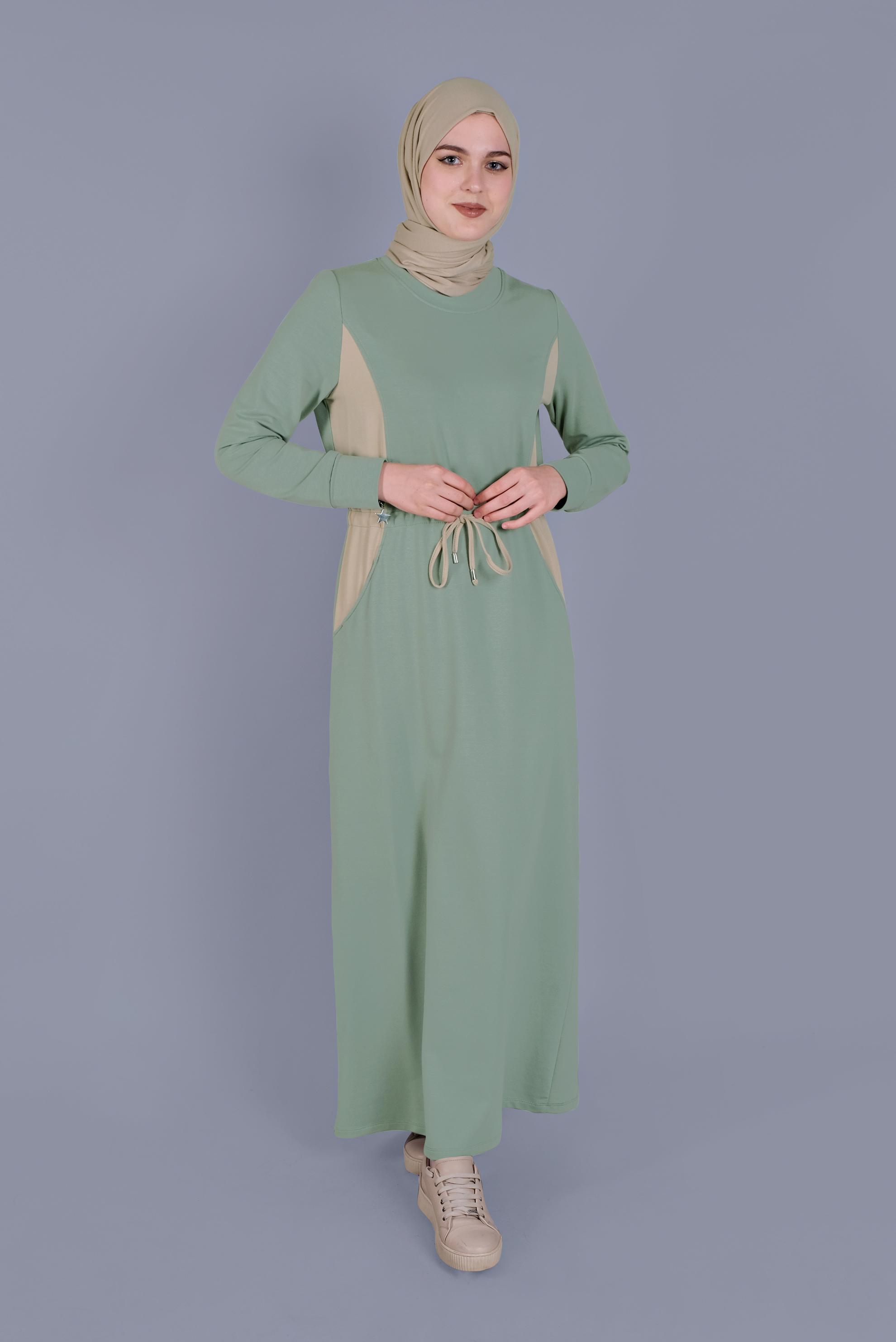 Vêtements hijab VERT ROBE DE SURVÊTEMENT 41481 