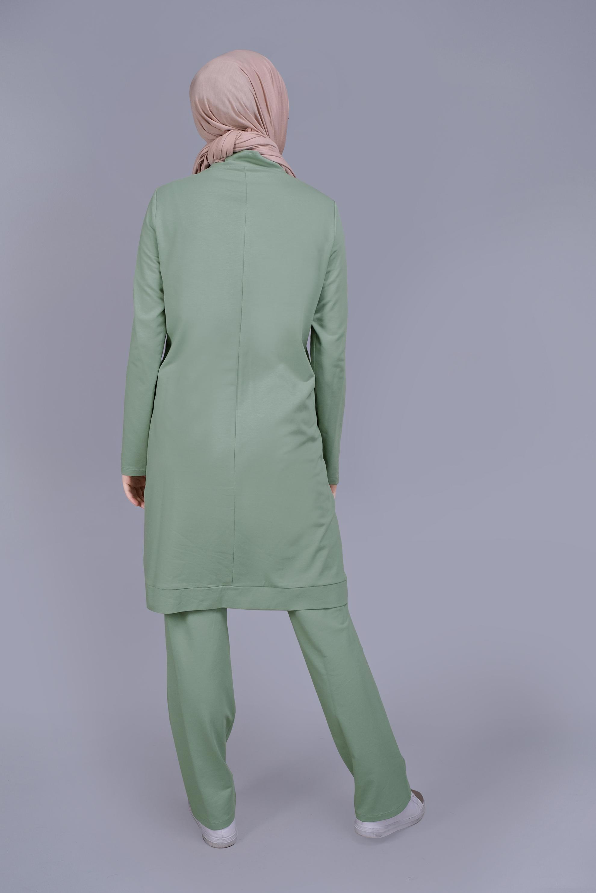 Vêtements hijab VERT ENSEMBLE SURVÊTEMENT 2 PIÈCES 41647