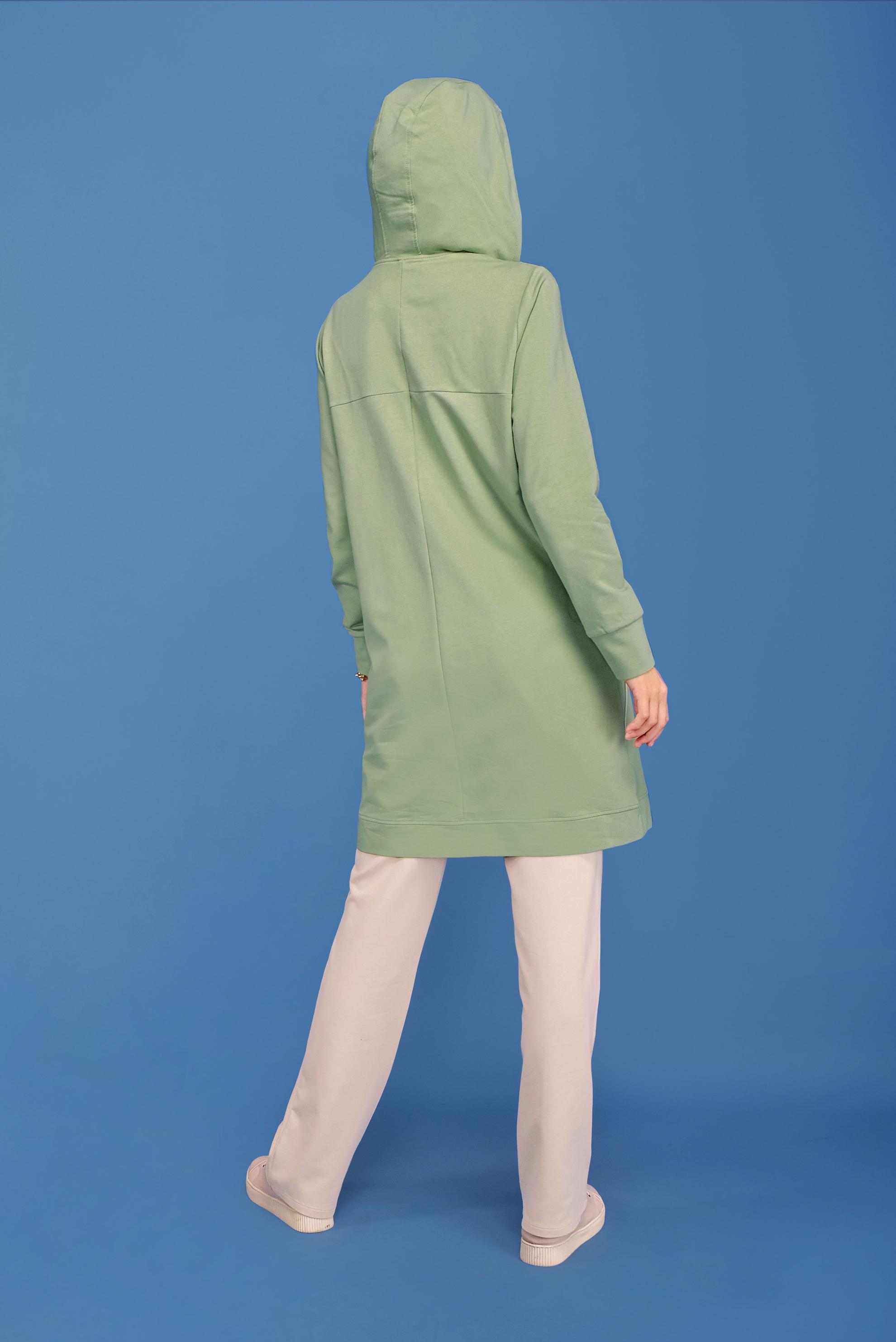 Vêtements hijab VERT ENSEMBLE SURVÊTEMENT 2 PIÈCES AVEC PANTALON 41649