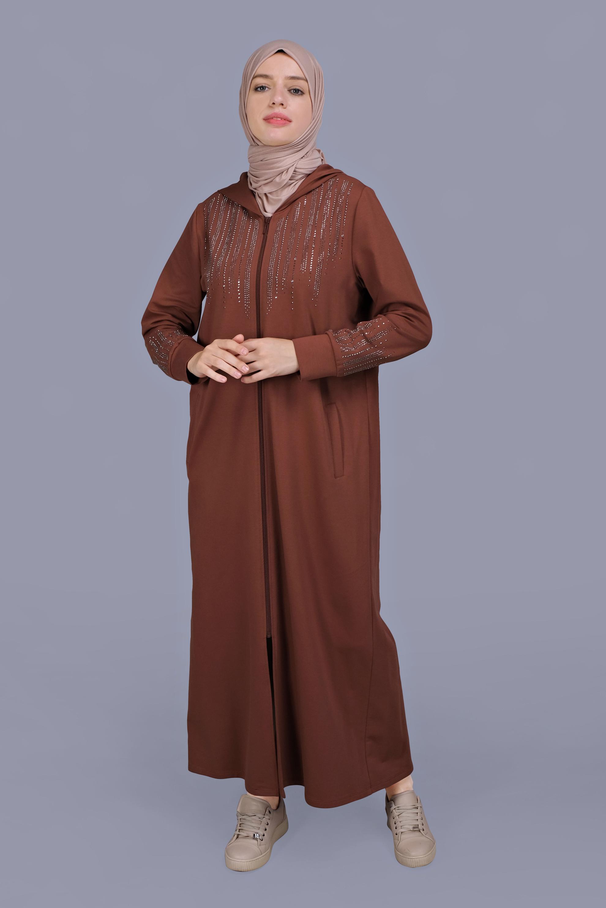 Vêtements hijab ORANGE TUNIQUE DE SURVÊTEMENT IMPRIMÉ PIERRE 41653