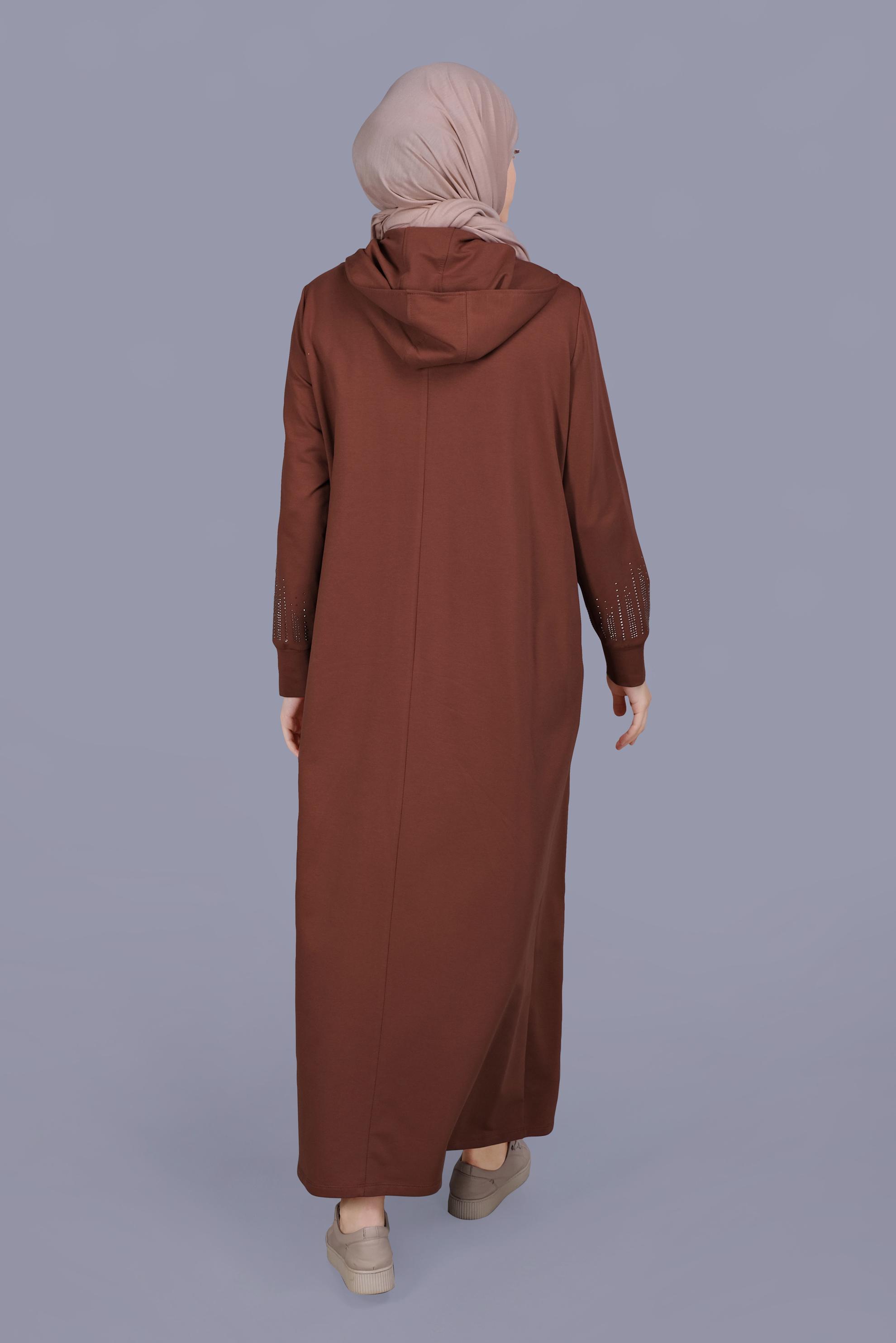 Vêtements hijab ORANGE TUNIQUE DE SURVÊTEMENT IMPRIMÉ PIERRE 41653