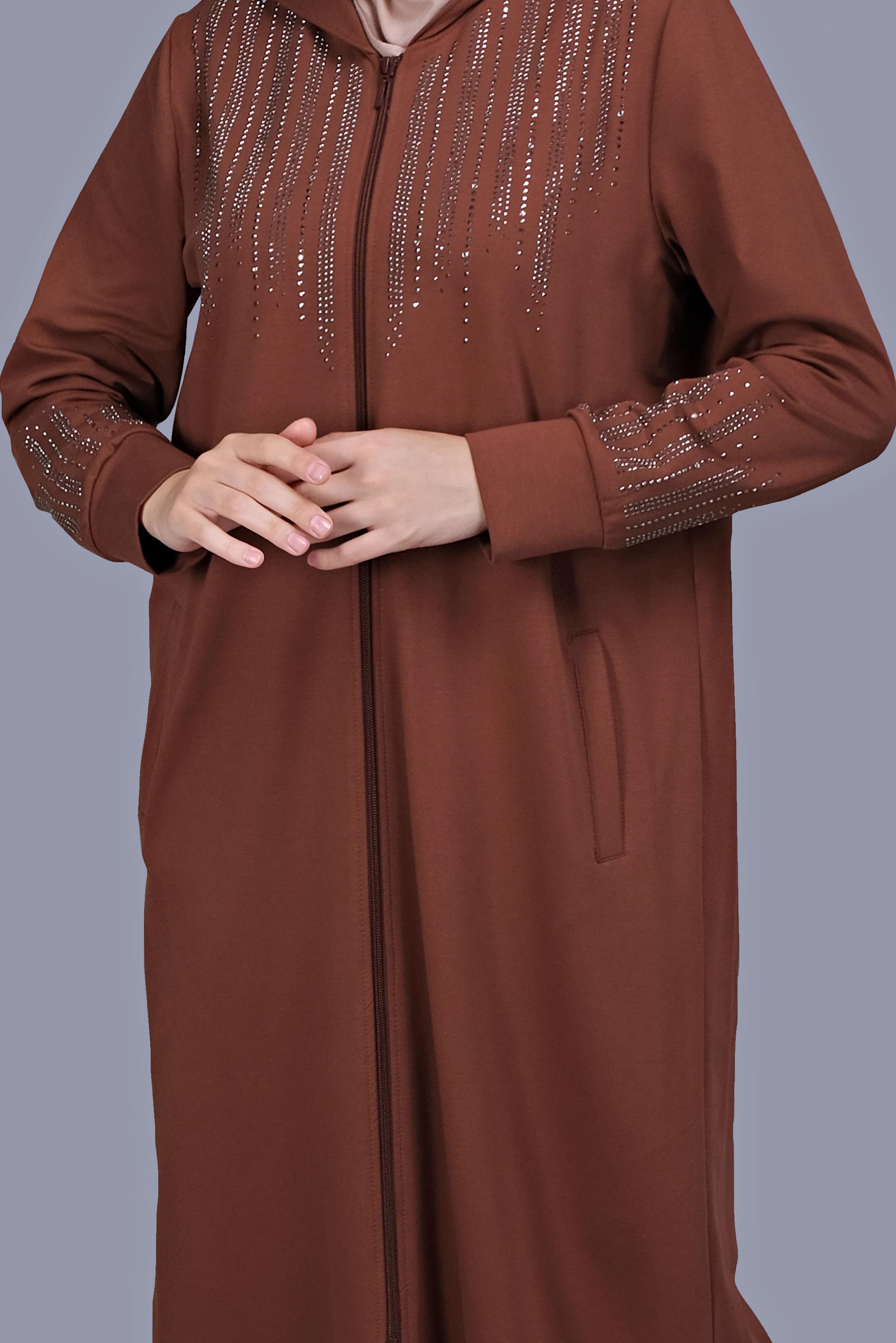 Vêtements hijab ORANGE TUNIQUE DE SURVÊTEMENT IMPRIMÉ PIERRE 41653
