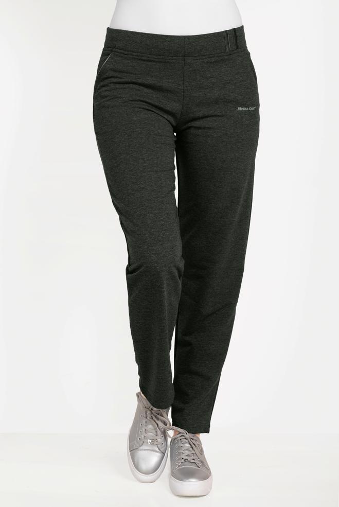 Hijab clothing KHAKI PRINT DETAILED SWEATPANTS 70066  - ALVİNA
