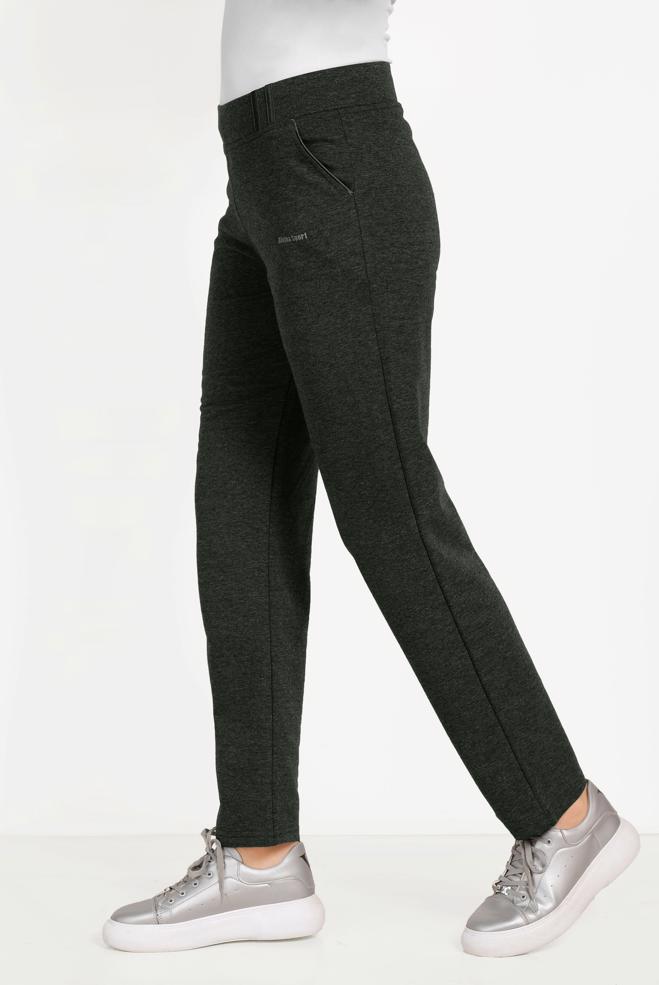 Hijab clothing KHAKI PRINT DETAILED SWEATPANTS 70066  - ALVİNA