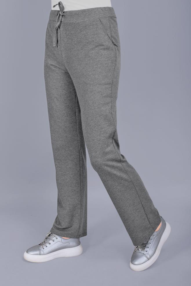 Hijab clothing GREY COTTON SWEATPANTS 70100  - ALVİNA