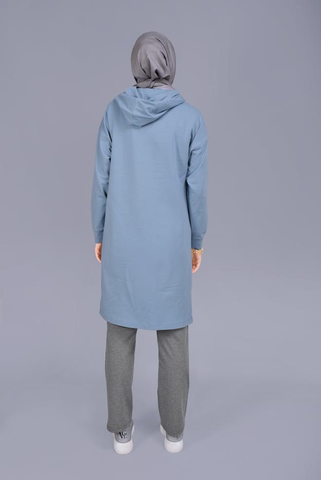 Hijab clothing GREY COTTON SWEATPANTS 70100  - ALVİNA