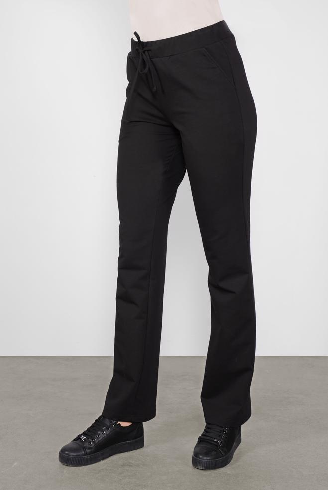 Hijab clothing BLACK COTTON SWEATPANTS 70142  - ALVİNA