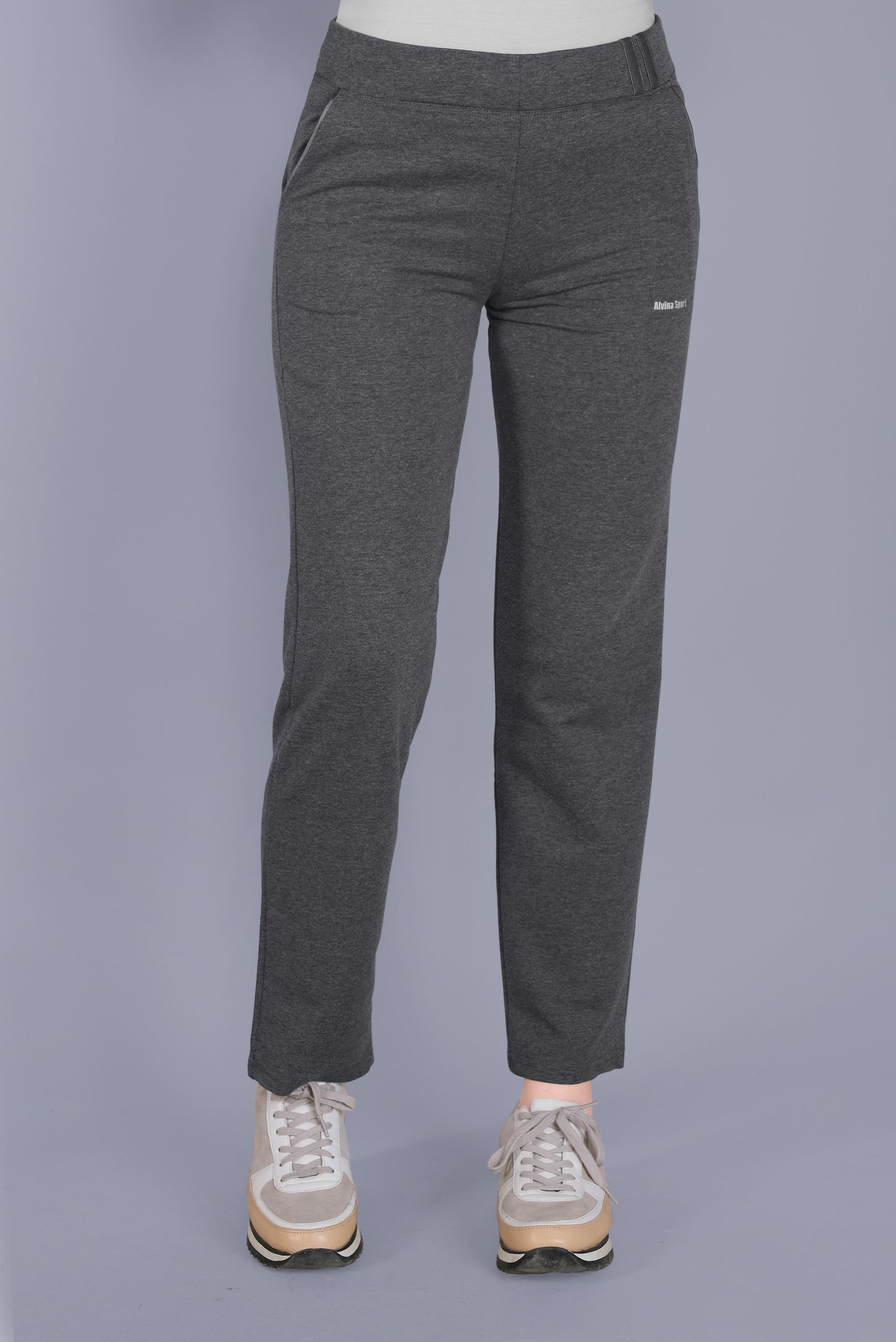 Tesettür giyim GRİ ARA BEL CEPLİ EŞOFMAN ALTI 70194 