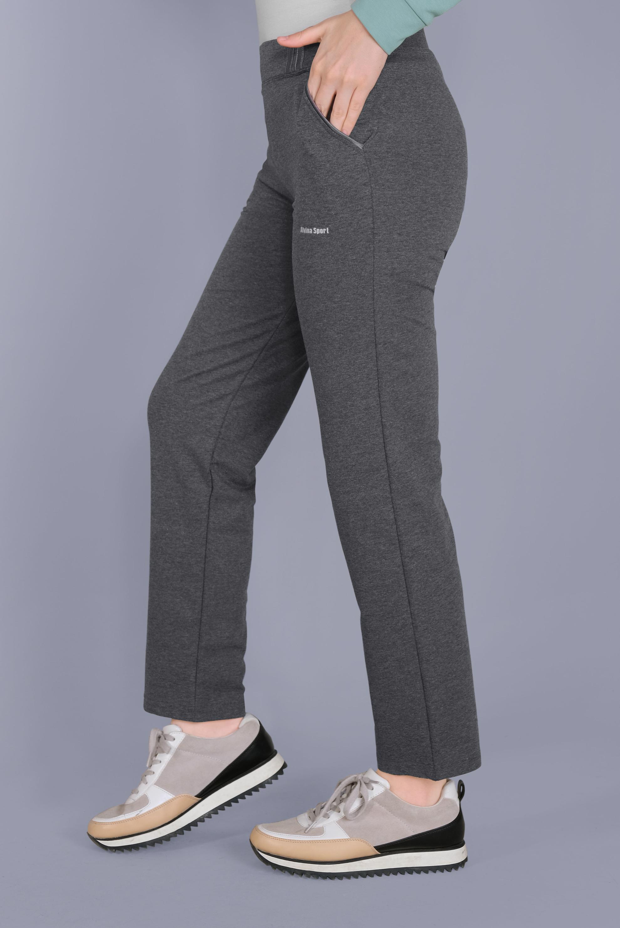 Tesettür giyim GRİ ARA BEL CEPLİ EŞOFMAN ALTI 70194 