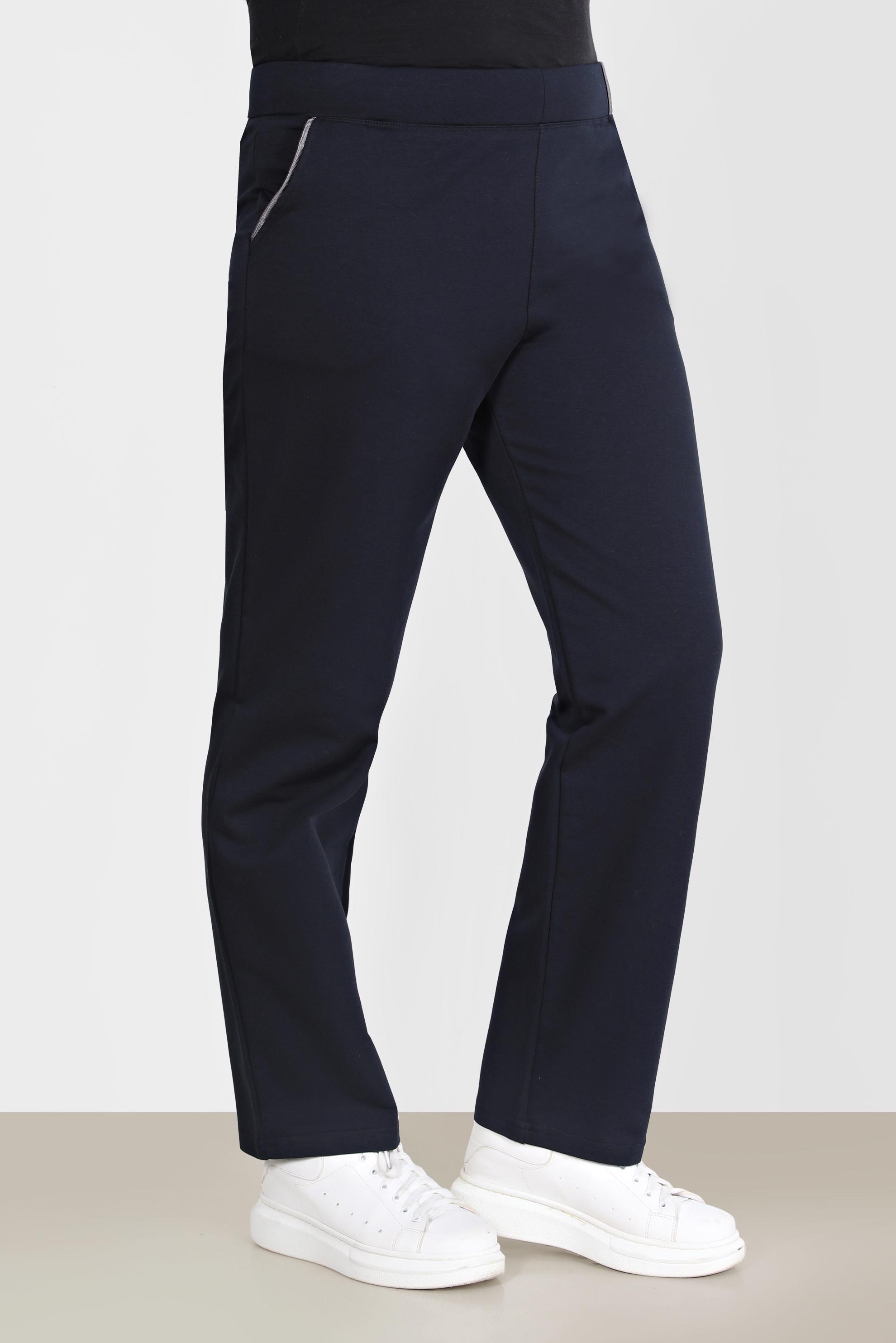 Tesettür giyim LACİVERT YAZI DETAYLI ALT EŞOFMAN 70195 