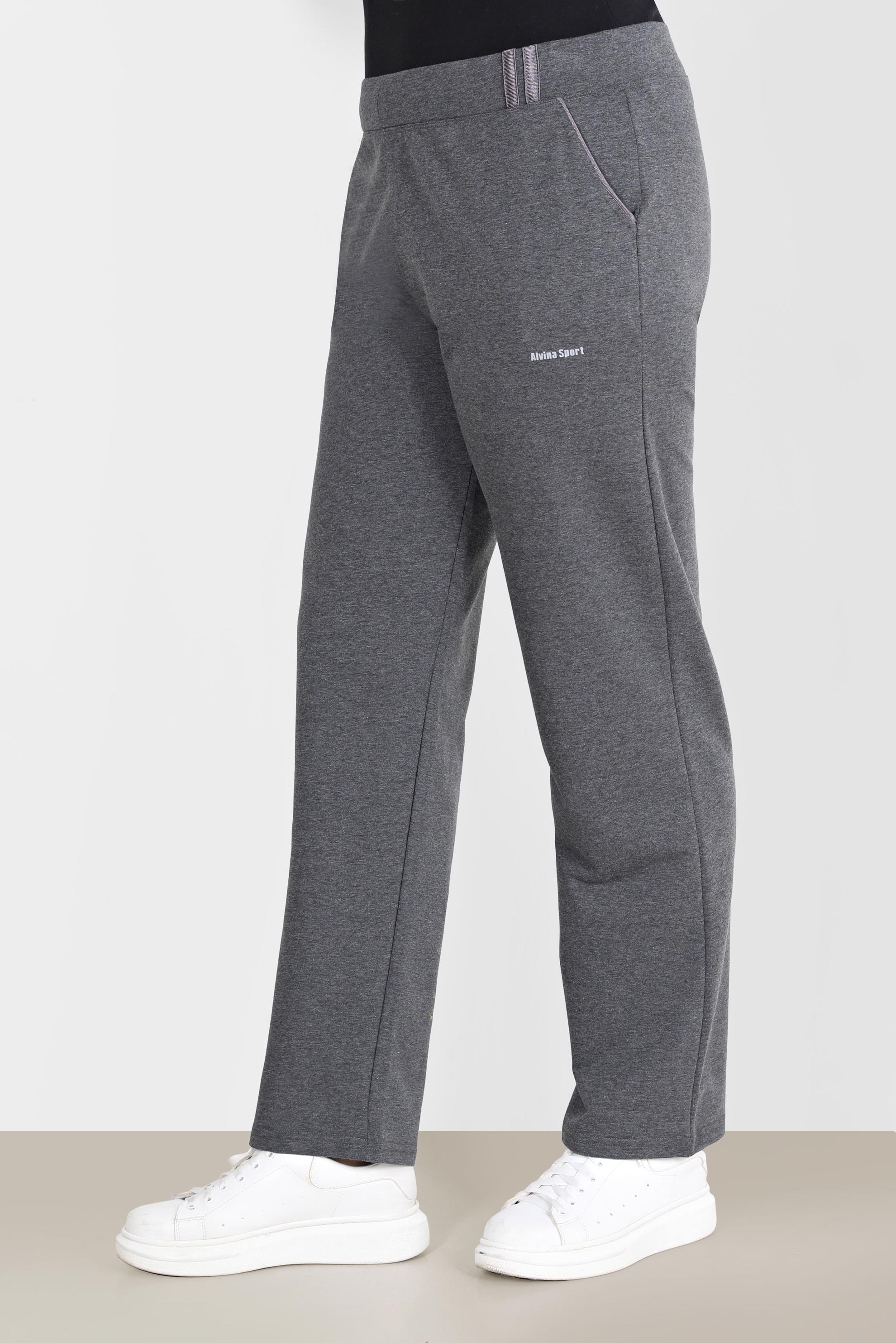 Tesettür giyim GRİ YAZI DETAYLI ALT EŞOFMAN 70195 