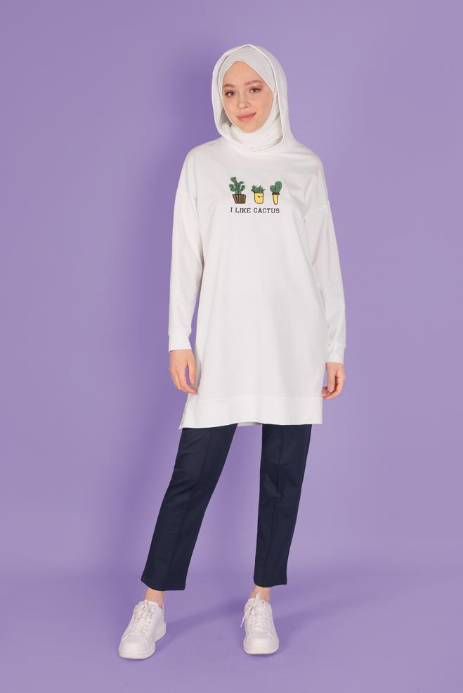 Hijab clothing NAVY BLUE POCKET SWEATPANTS 70196  - ALVİNA