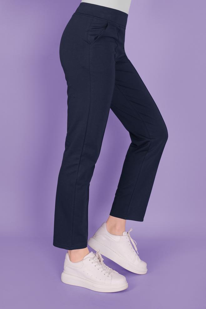 Hijab clothing NAVY BLUE POCKET SWEATPANTS 70196  - ALVİNA