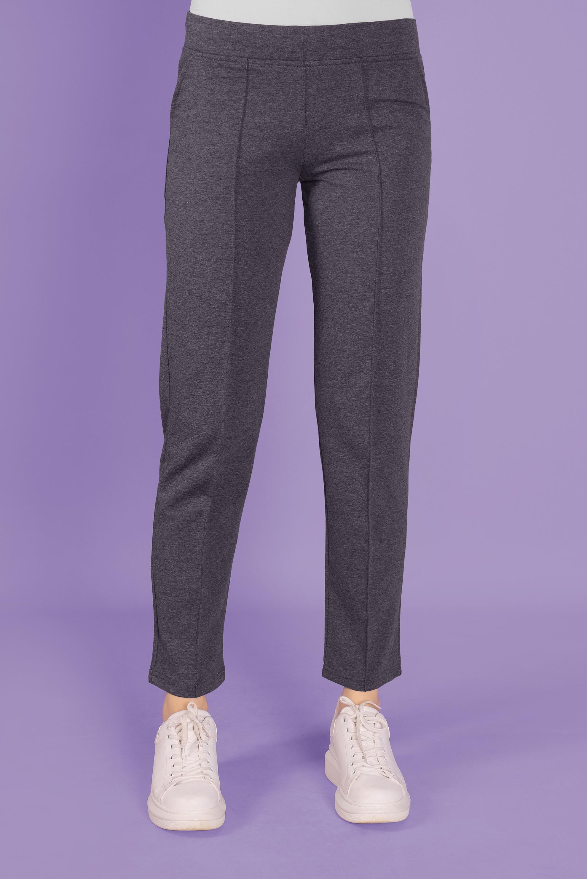 Tesettür giyim GRİ ARA BEL CEPLİ EŞOFMAN ALTI 70196 