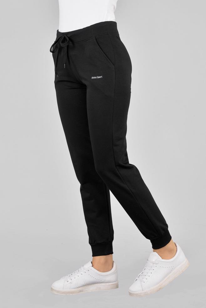 Hijab clothing BLACK TRACKSUIT PANTS 70197 - ALVİNA