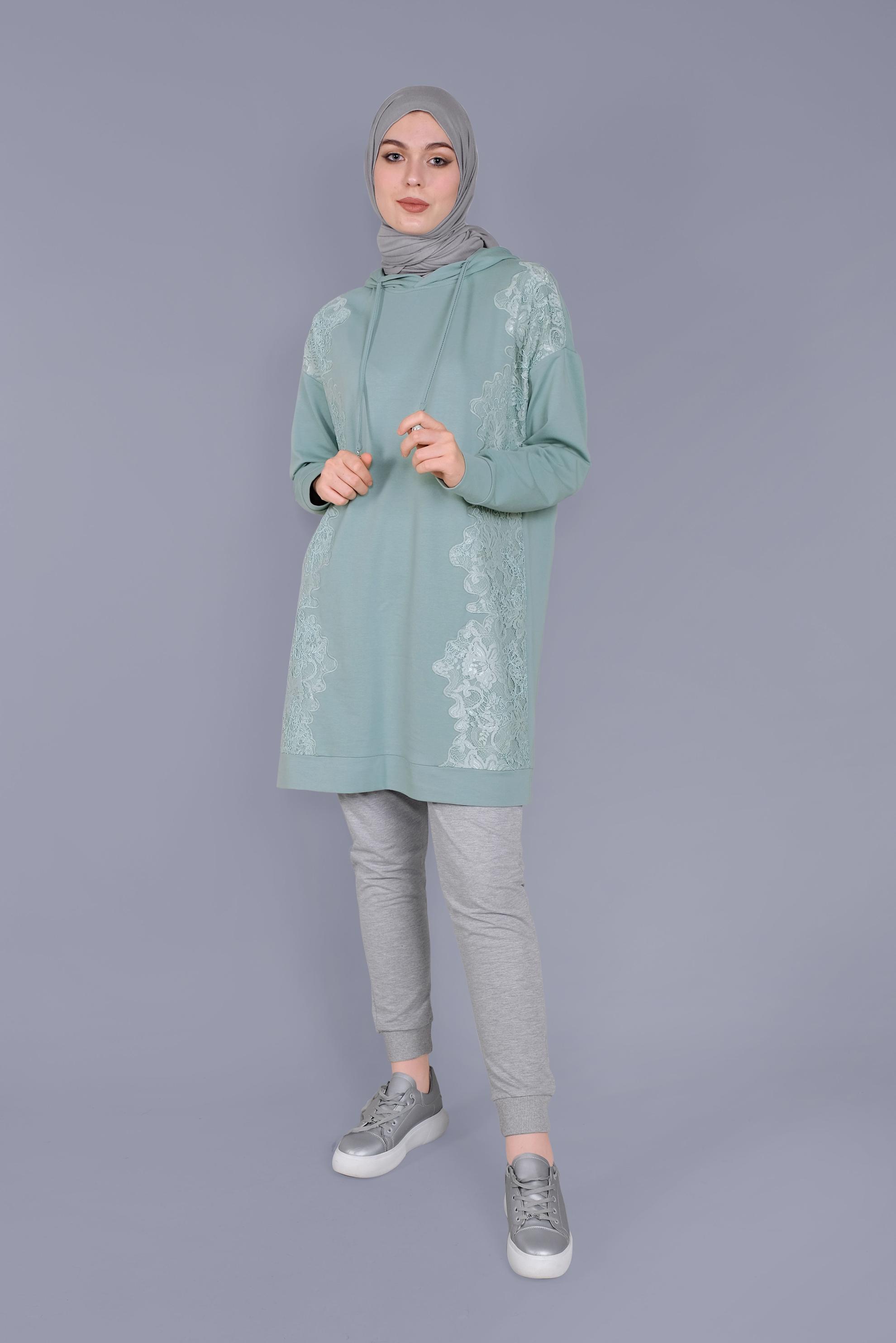 Hijab clothing GREY TRACKSUIT PANTS 70197