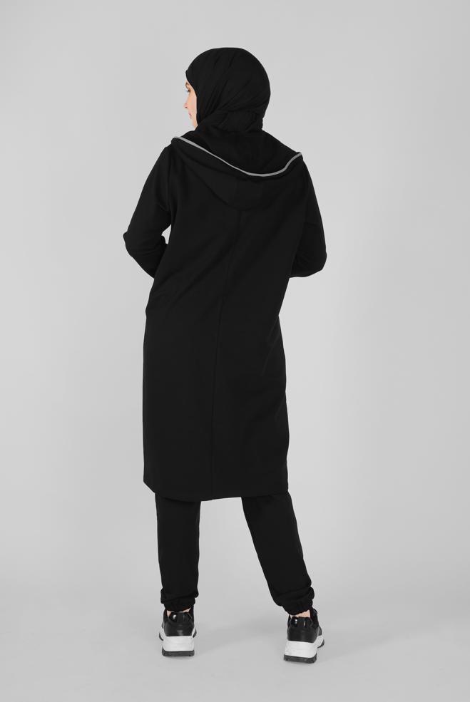 Hijab clothing BLACK SWEATPANTS 70198  - ALVİNA