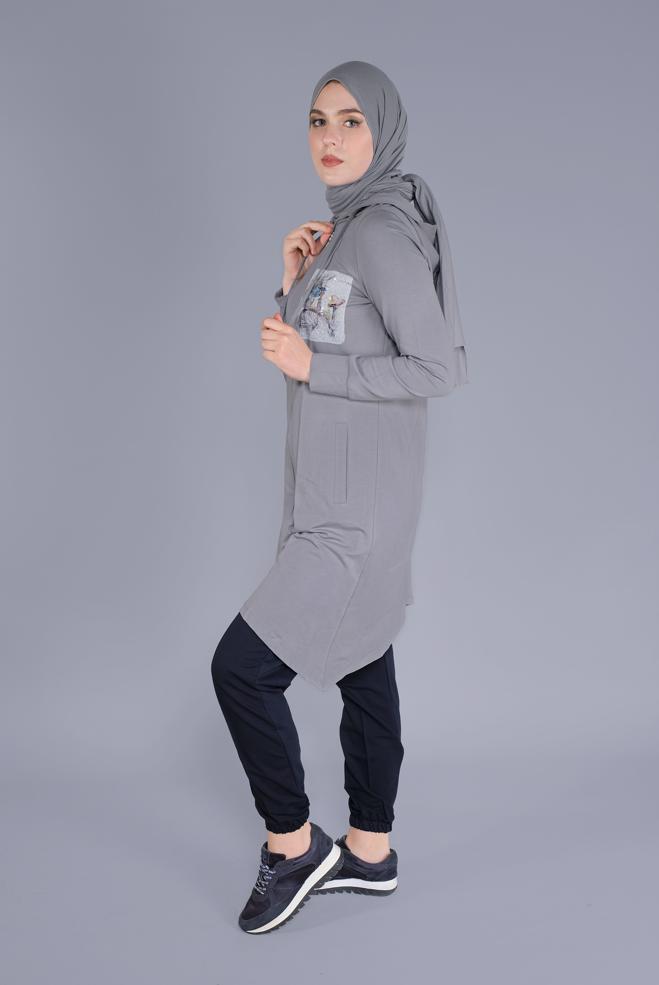 Hijab clothing NAVY BLUE SWEATPANTS 70198  - ALVİNA