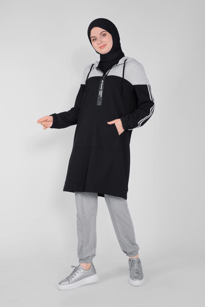 Vêtements hijab BEIGE LES PANTALONS DE SURVÊTEMENT 70198  - ALVİNA