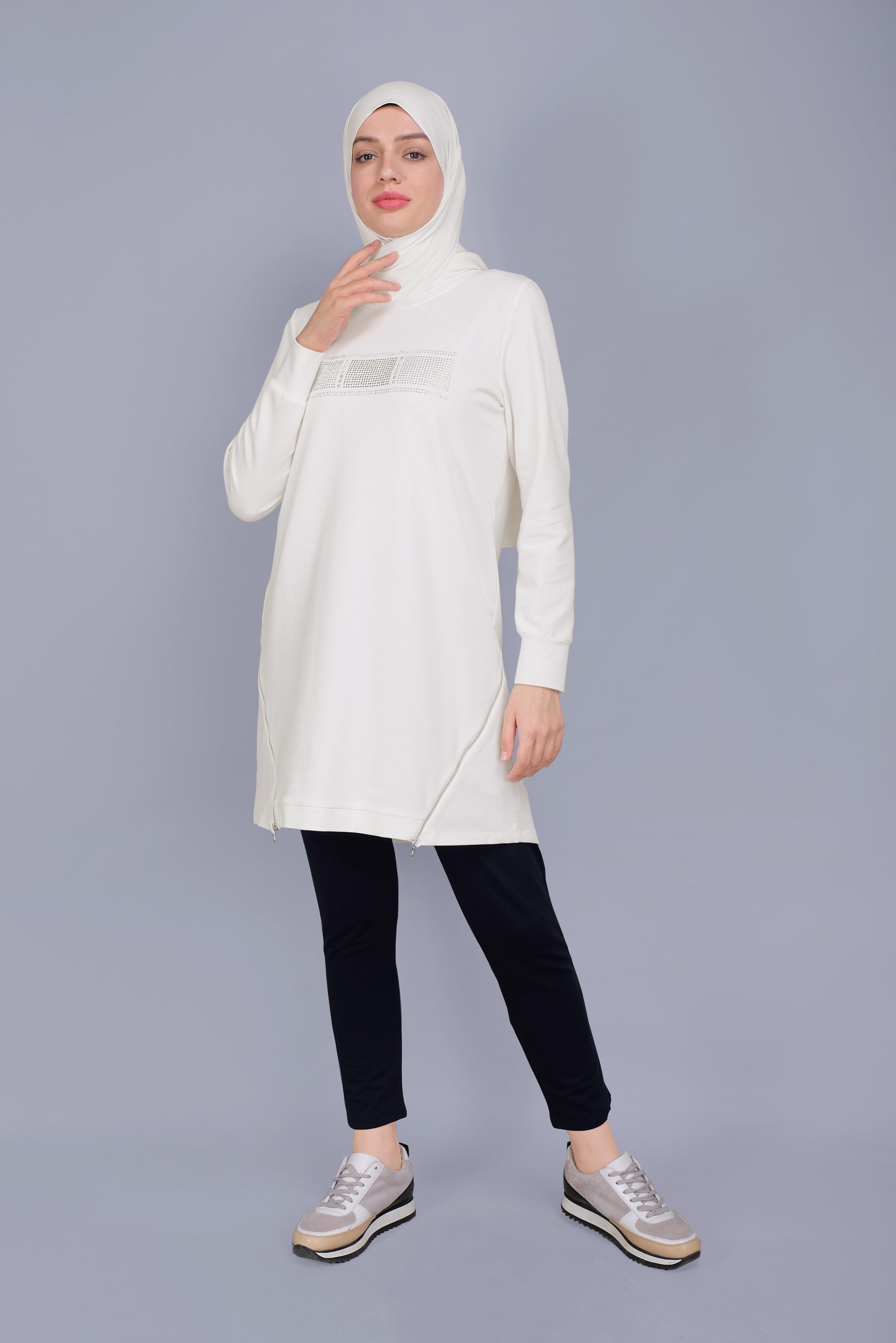 Tesettür giyim LACİVERT ARMALI EŞOFMAN ALTI 70199 