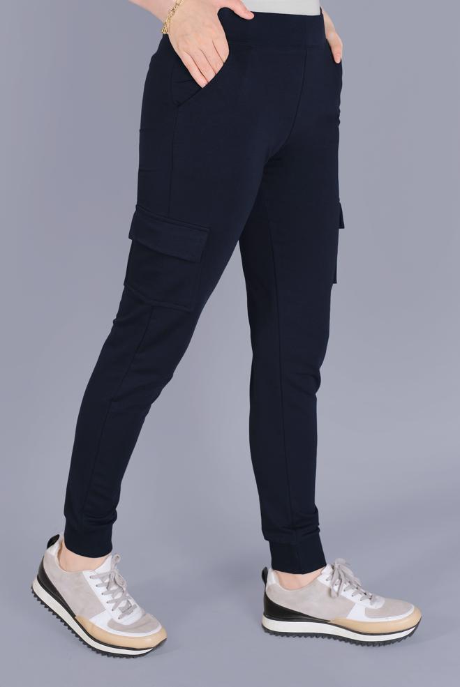 Hijab clothing NAVY BLUE TRACK PANTS 70200  - ALVİNA