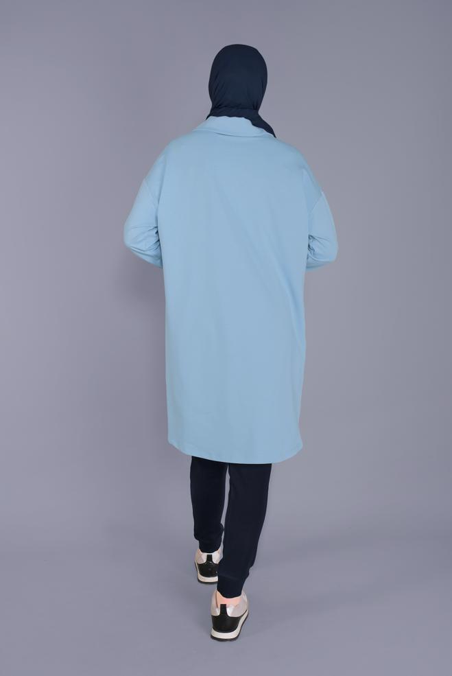 Hijab clothing NAVY BLUE TRACK PANTS 70200  - ALVİNA