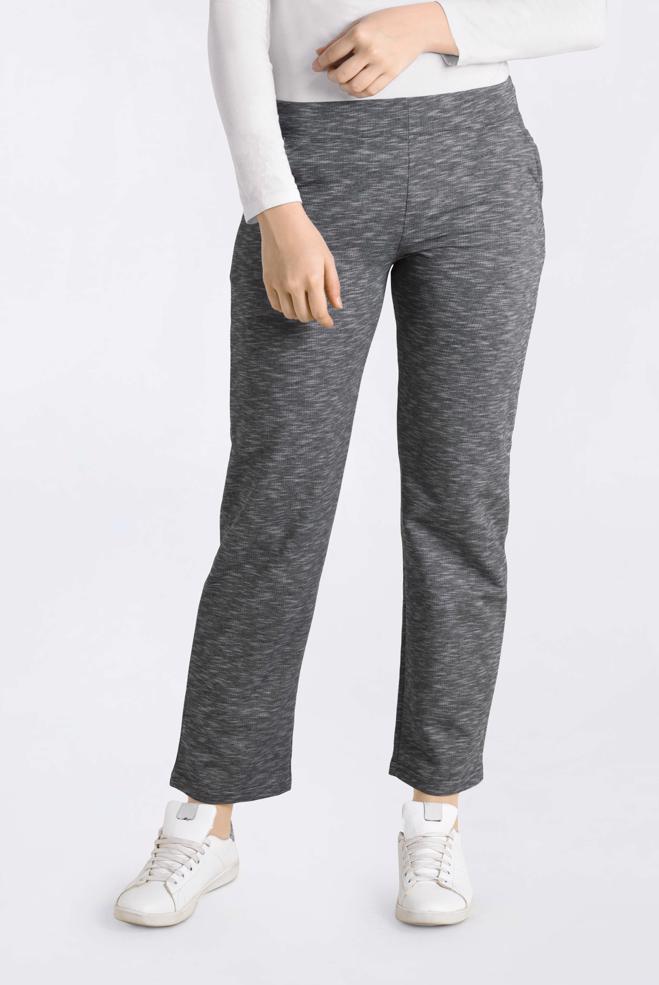 Hijab clothing BLACK COTTON SWEATPANTS 7424  - ALVİNA