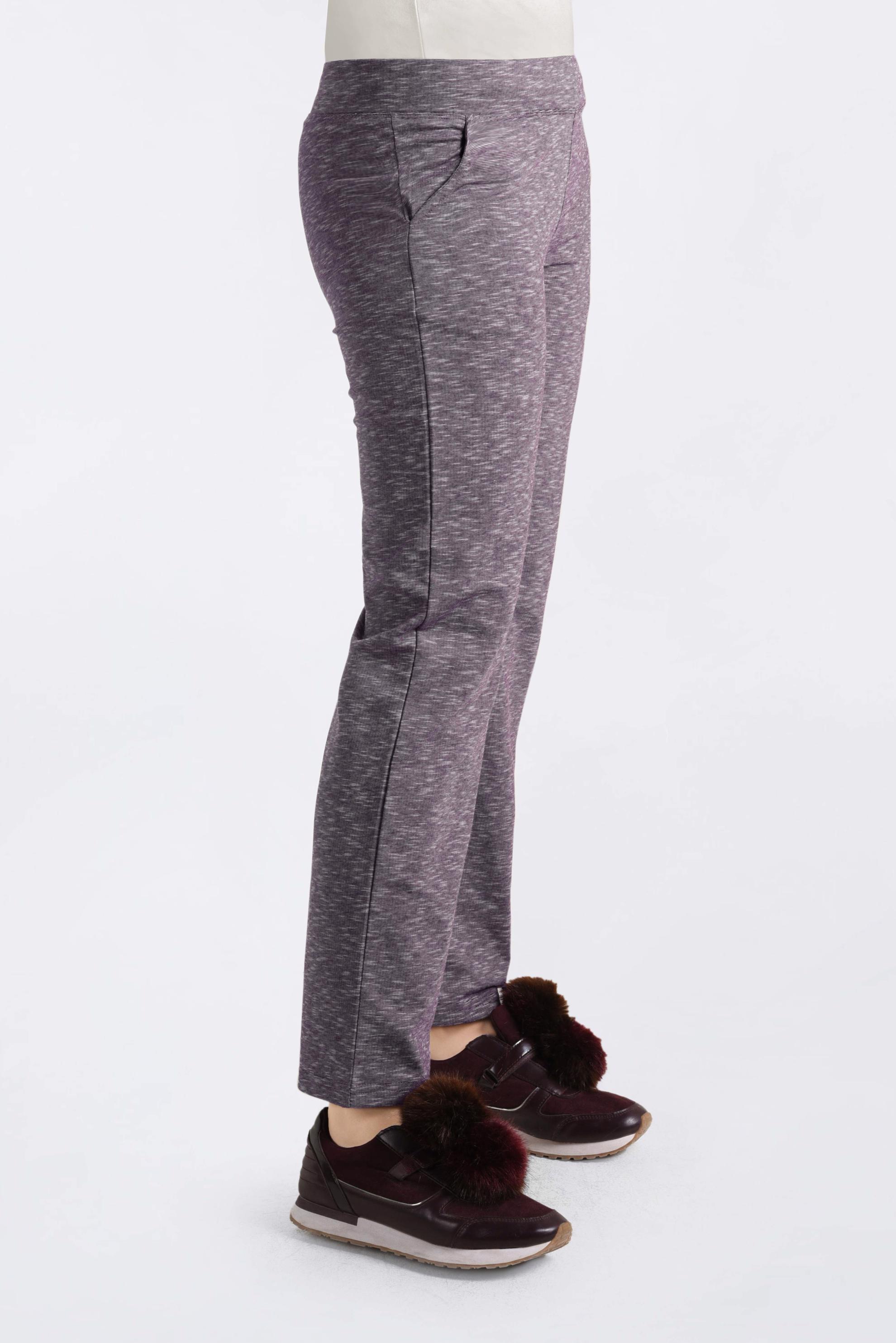 Vêtements hijab ROUGE BORDEAUX PANTALON EN COTONV 7424 