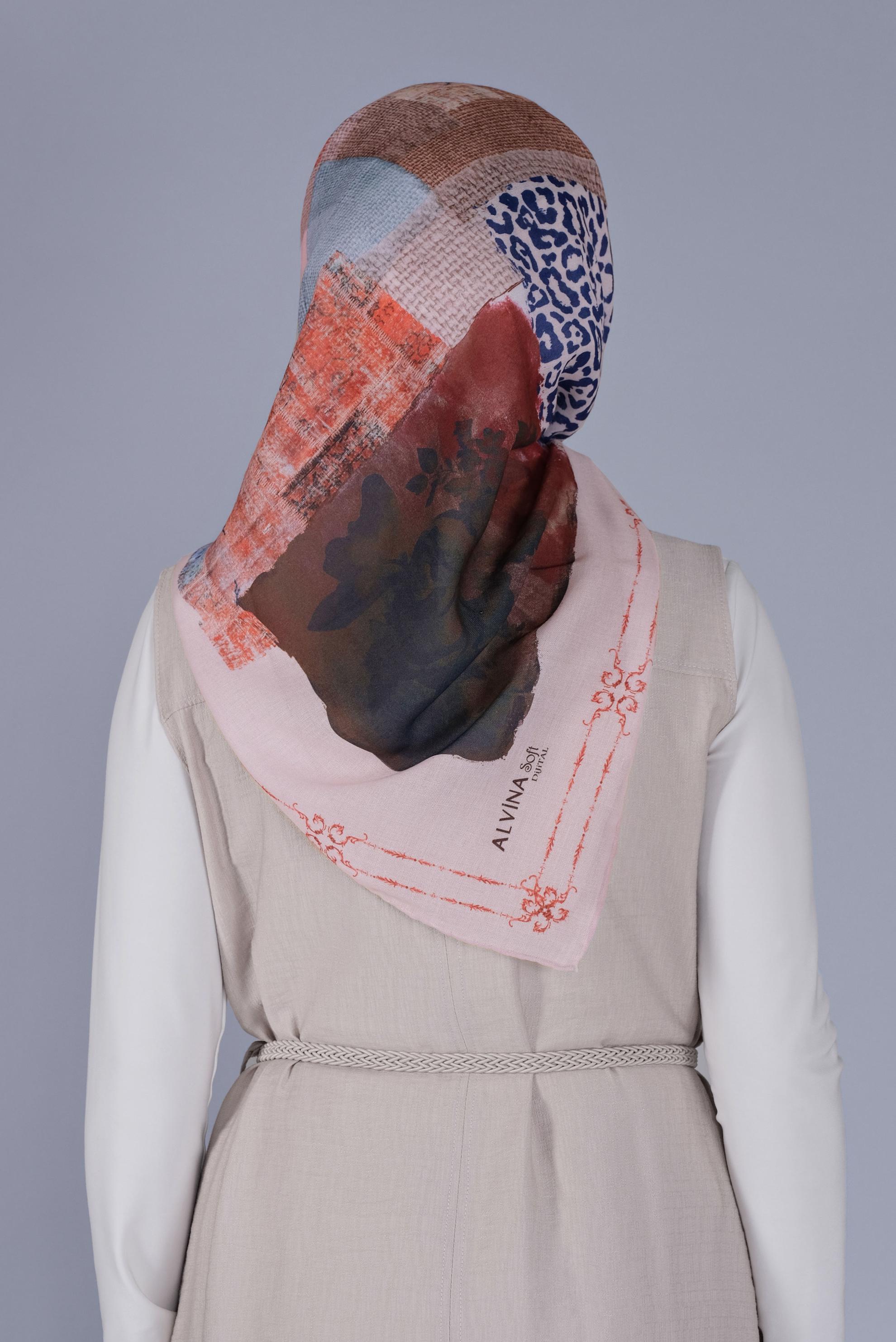 Vêtements hijab POUDRE FOULARD ALVİNA 5459