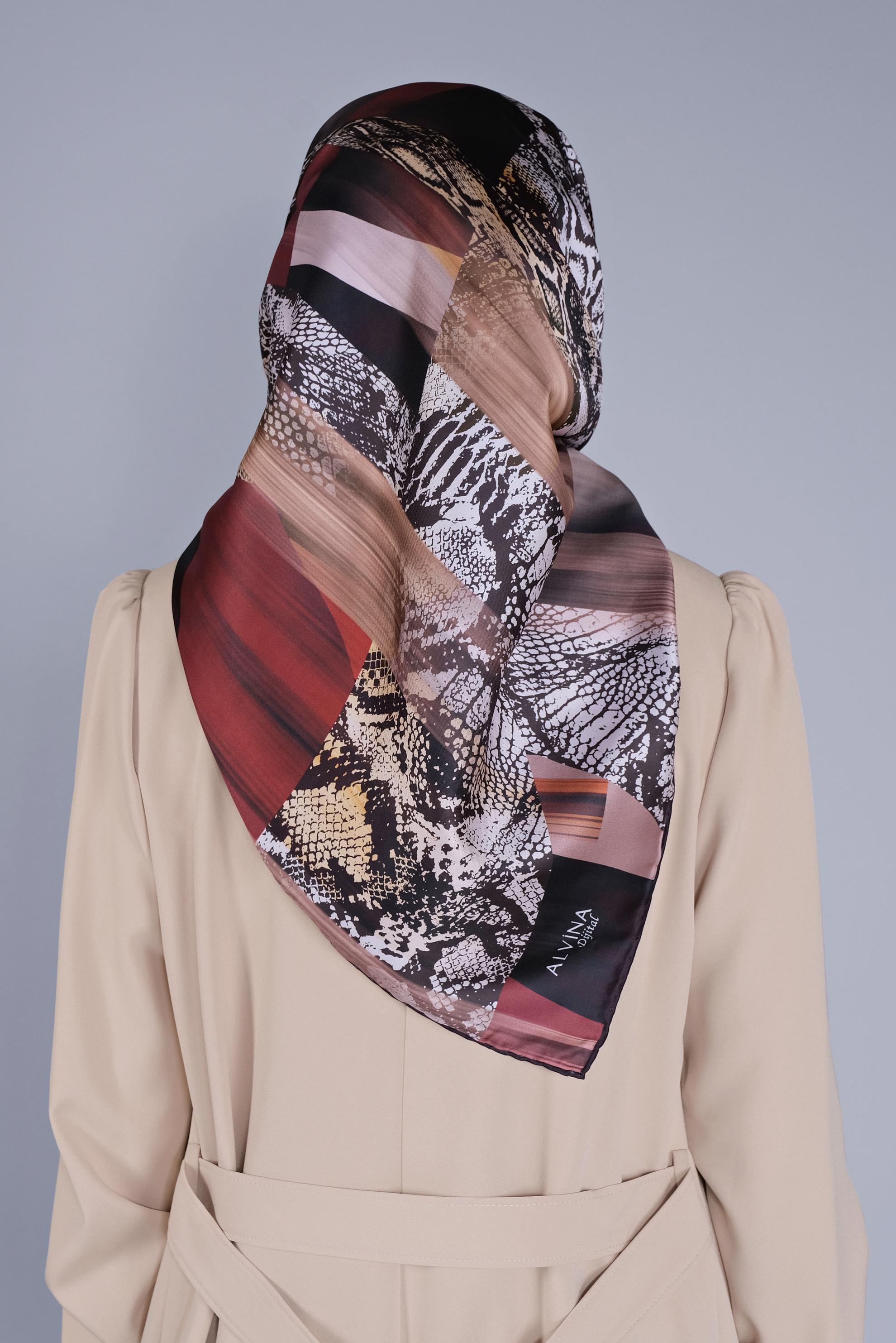 Vêtements hijab NOIR FOULARD ALVİNA 6100