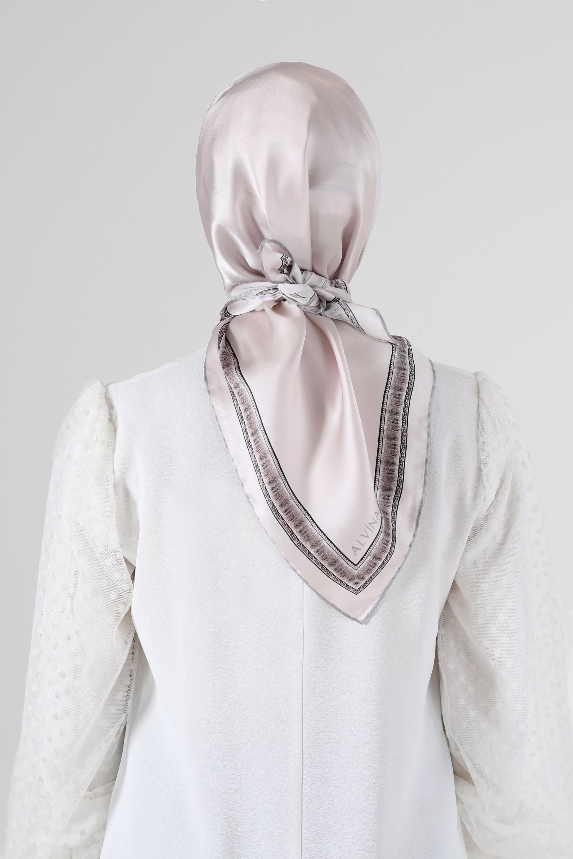 Hijab clothing POWDER ALVİNA SILK SCARF 6661 